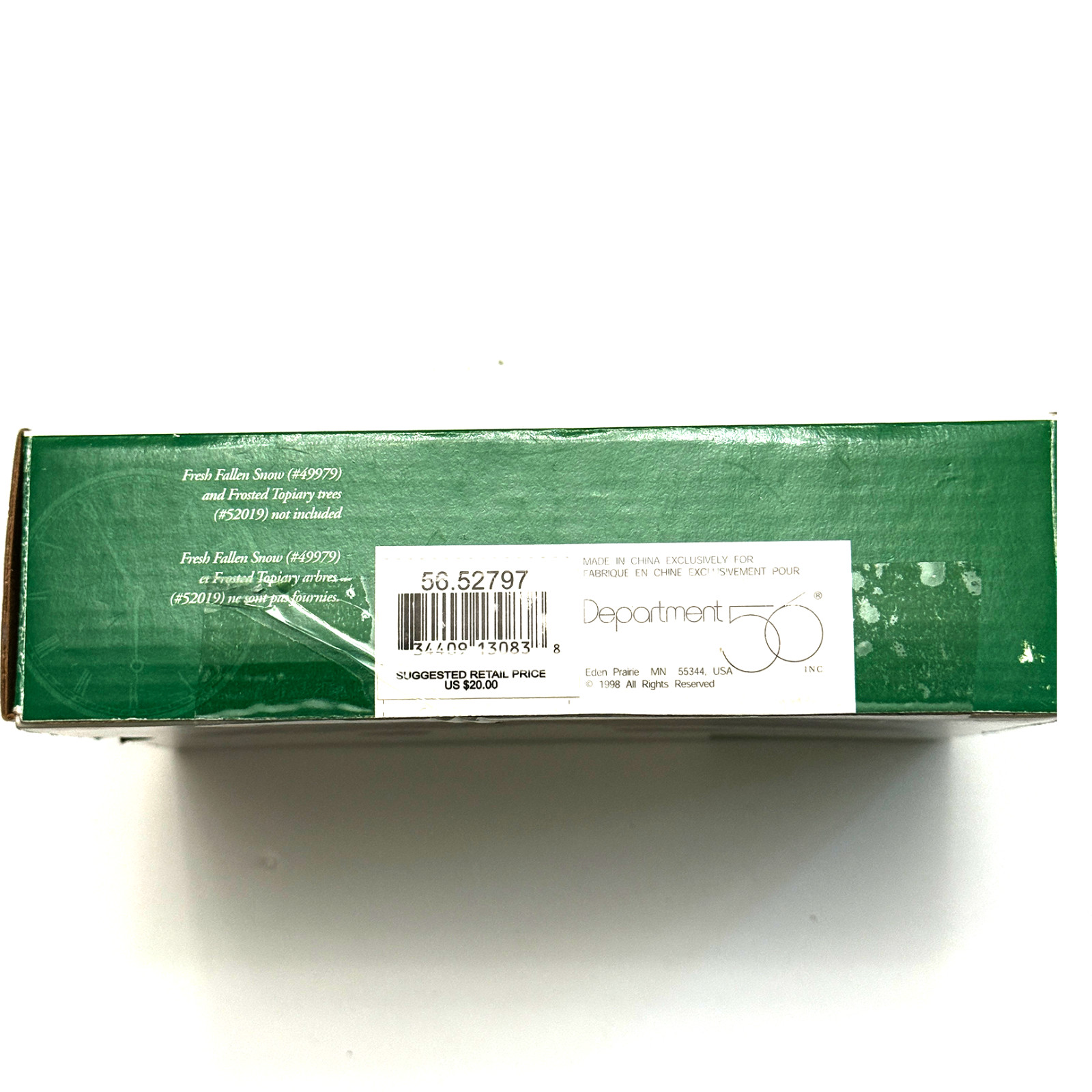Dept 56 Village Accessories Wooden Rowboats w/Paddles – Set of 3 w/Box – Read