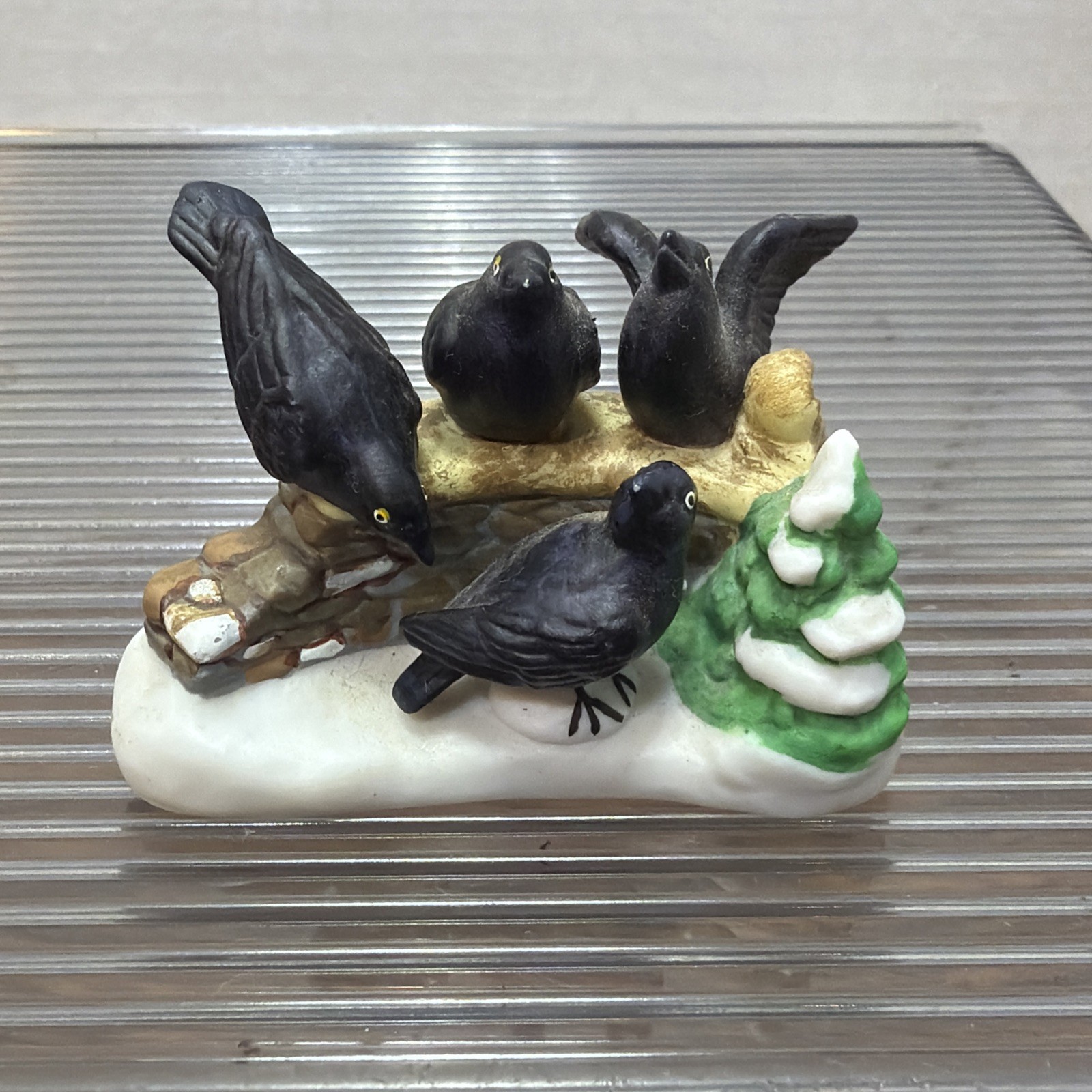 Dept 56 Dickens Landmark Tower of London Replacement: Murder of Crows / Ravens