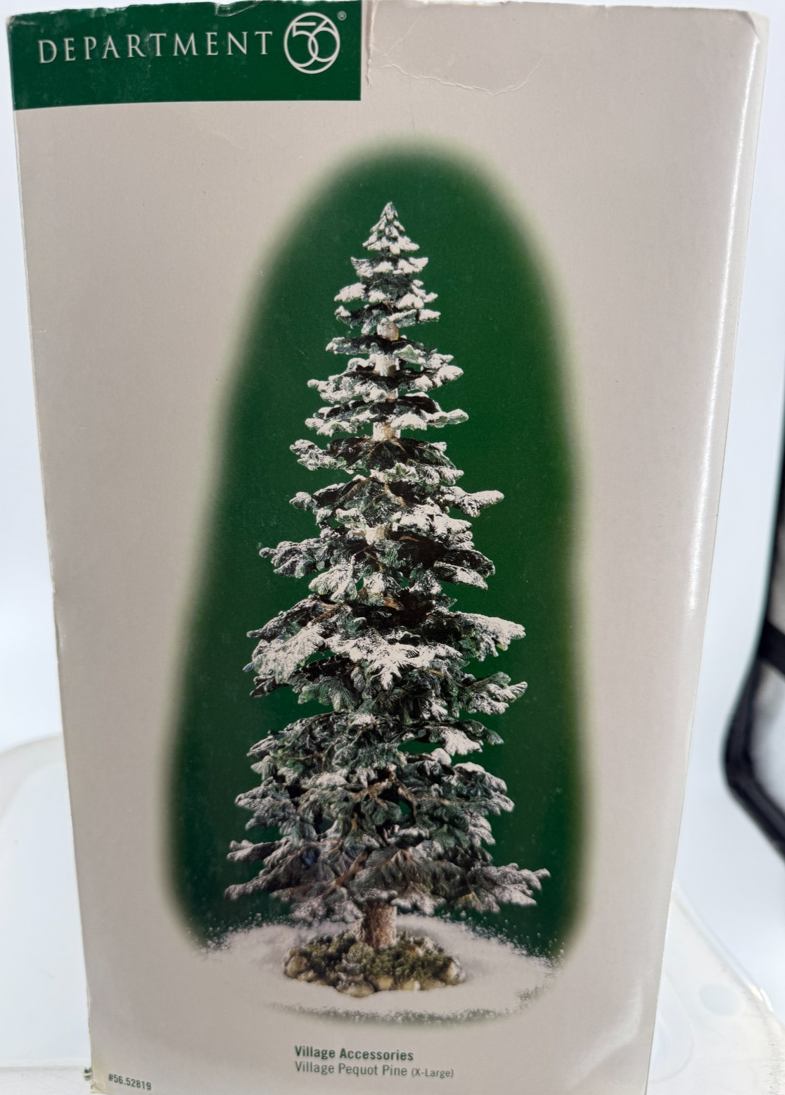 Department 56 Village Pequot Pine Tree XL Large Snow Covered Village Accessory