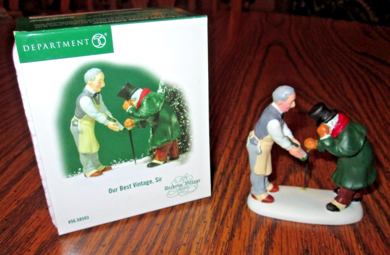 Dept 56 OUR BEST VINTAGE SIR Dickens Village Boxed A CHRISTMAS CAROL