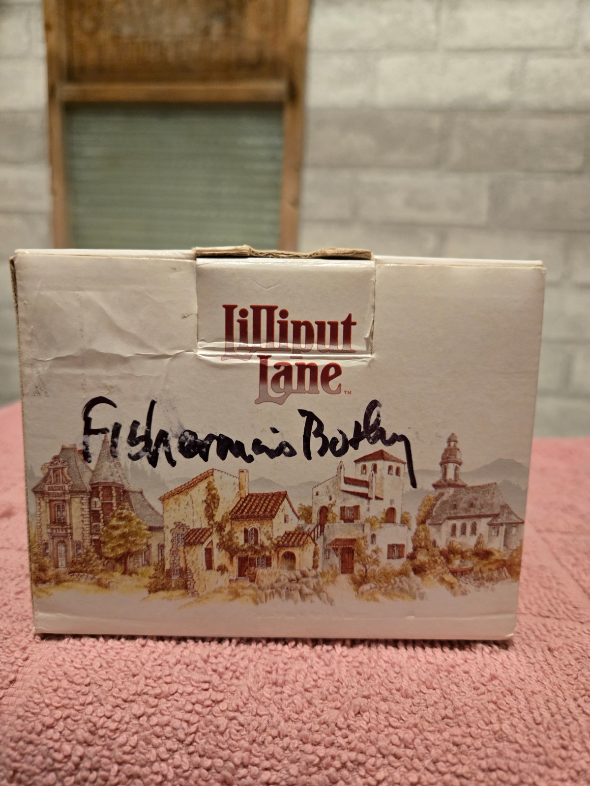 Lilliput Lane Collectible “Fishermen’s Bothy” 1990, W/DEED, original box