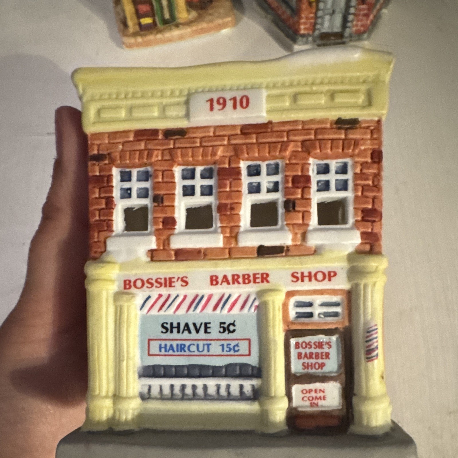 American Landmarks Collection 1992-94Painted Ceramic Christmas Village Buildings