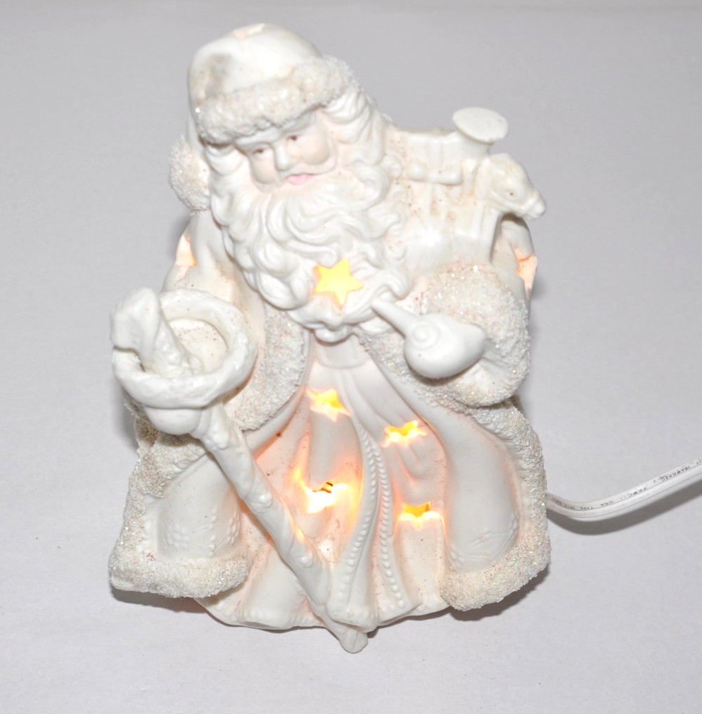 Santa Ceramic/Porcelian Night Light