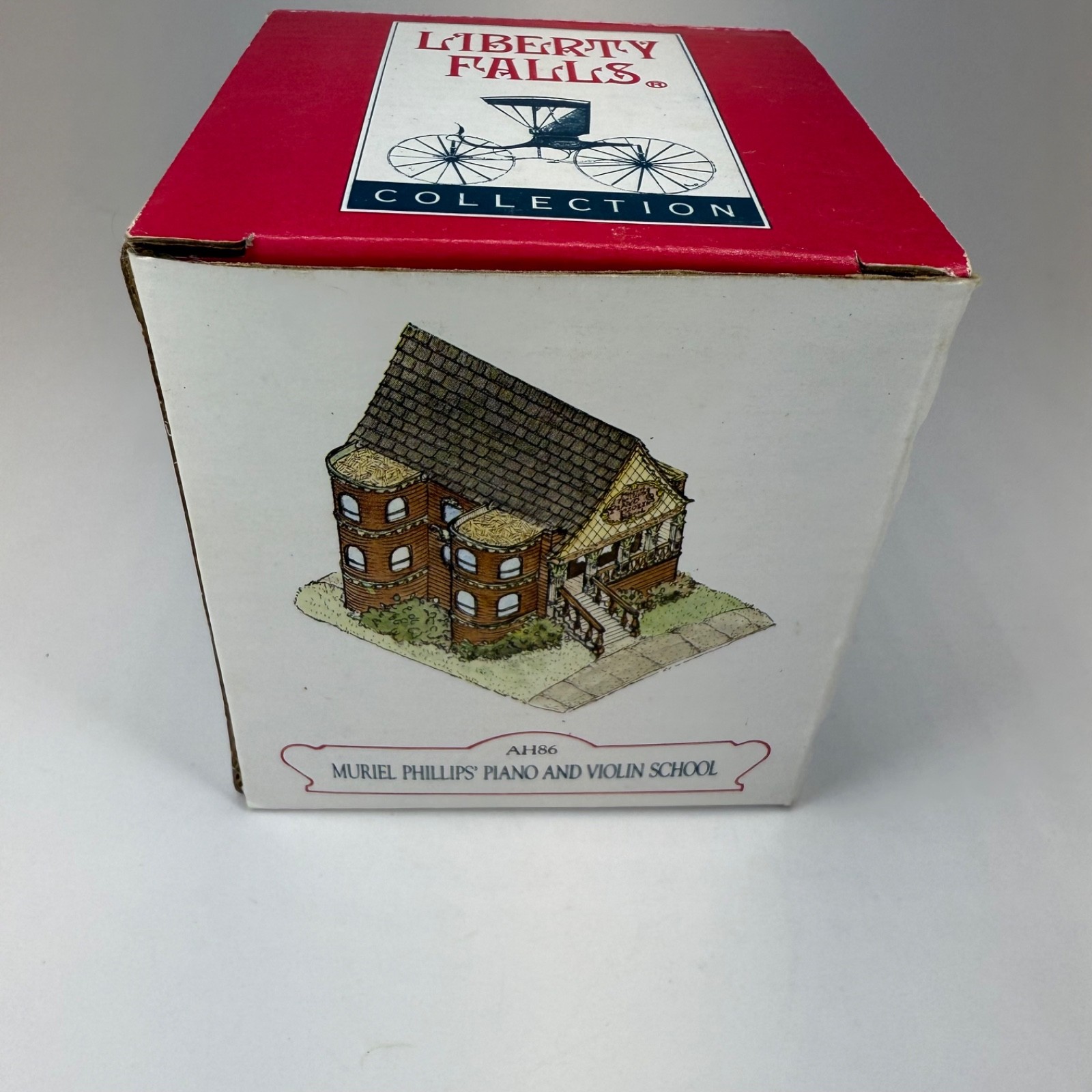 Liberty Falls Muriel Phillips Piano & Violin School Miniature Village 1994 -AH86