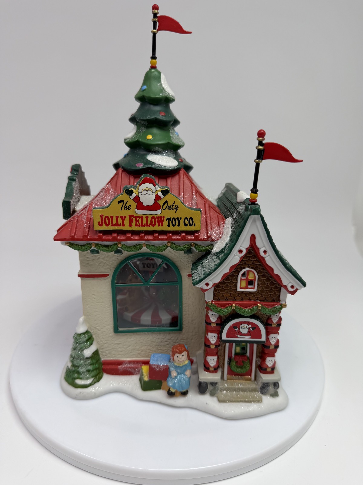 Department 56 North Pole Series The Jolly Fellow Toy Co. Christmas Animated