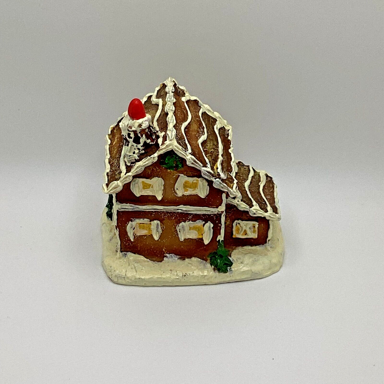 Plastic Gingerbread House Christmas Village