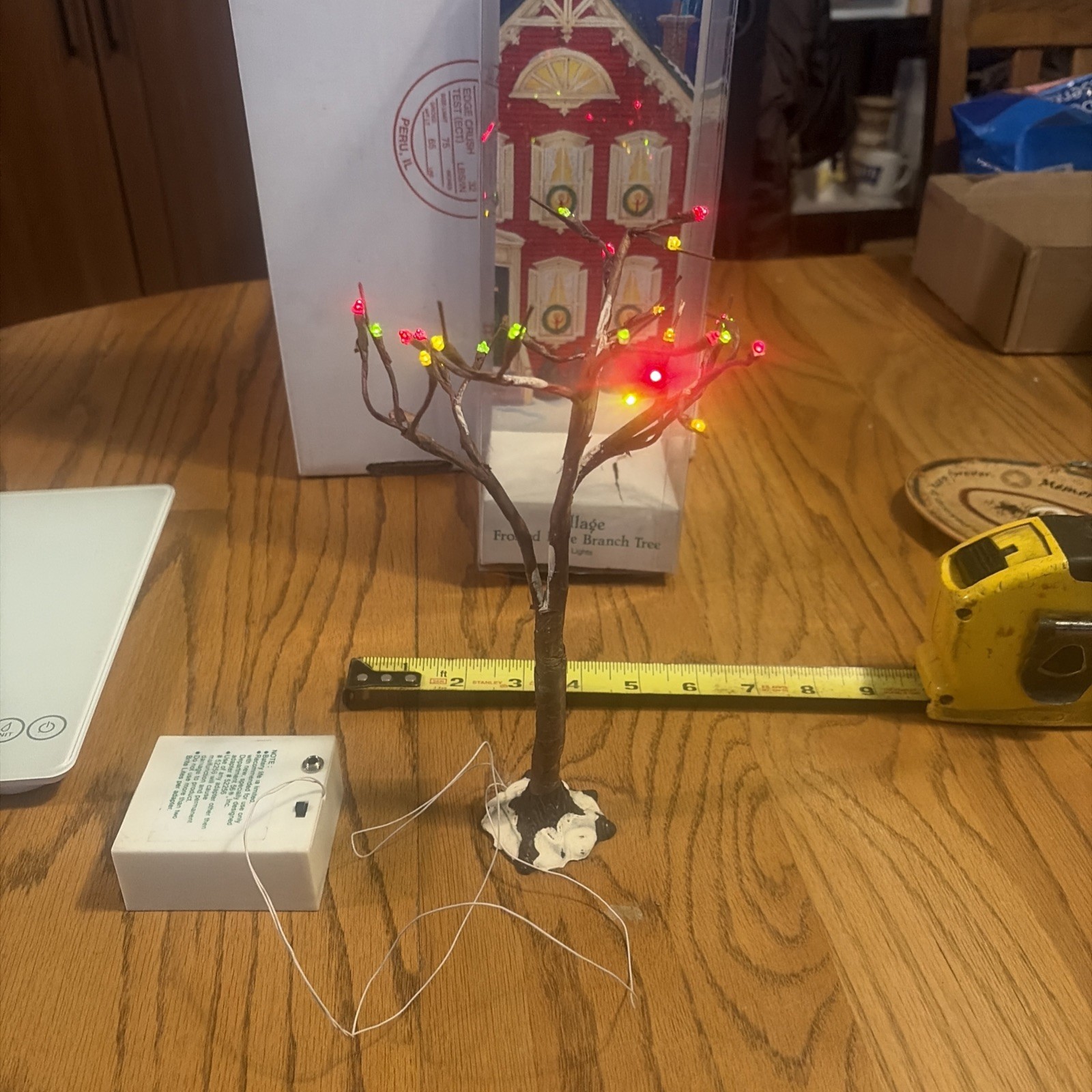 Department 56 Village Frosted Bare Branch Tree Lights Box 52434 Holiday Decor