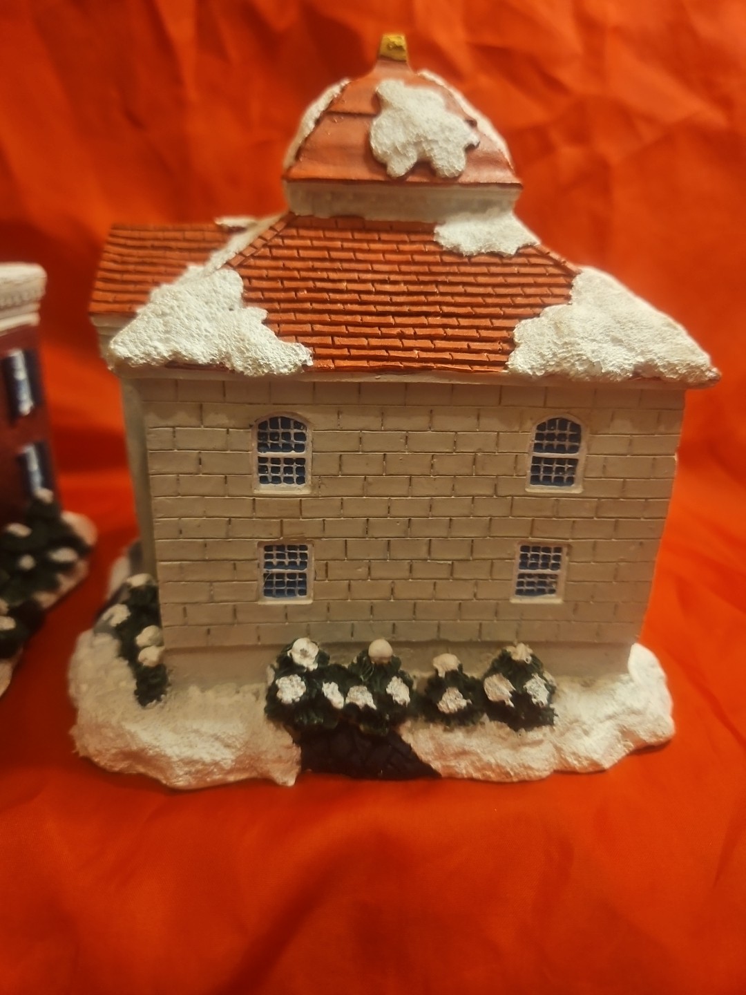2 Christmas Village Building- One City Hall. Yemi On Bottom