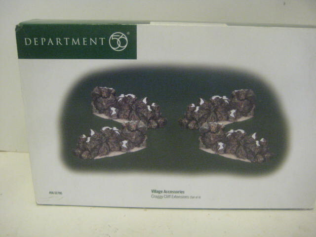 NEW DEPARTMENT 56 CRAGGY CLIFF EXTENSIONS VILLAGE ACCESSORY RARE COLLECTIBLE NIB