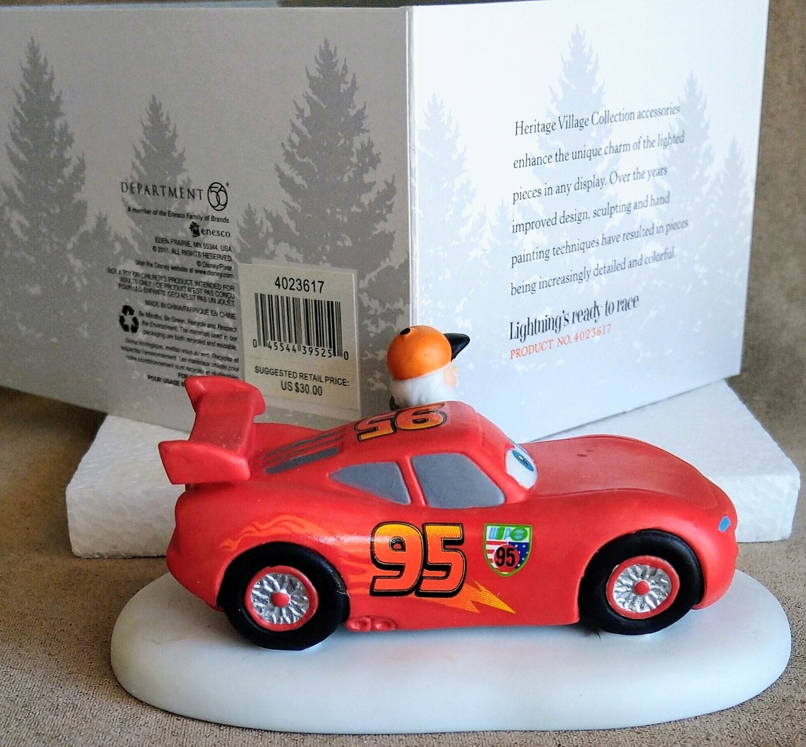 Lightning’s Ready to Race #4023617 Disney Dept 56 North Pole – BUYER GUARANTEE