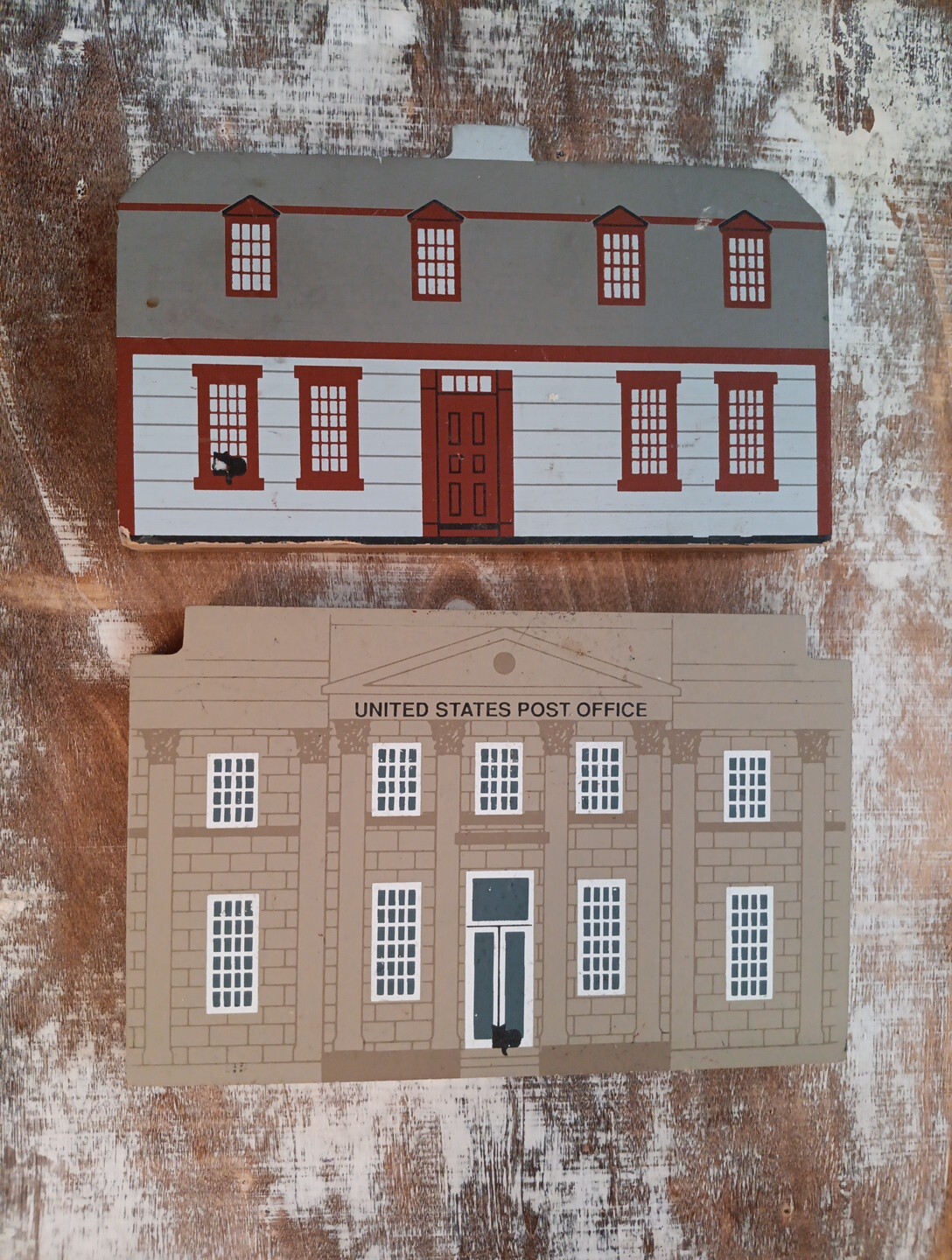 Lot Of 2 The Cats Meow United States Post Office Abigail Adam’s Birthplace