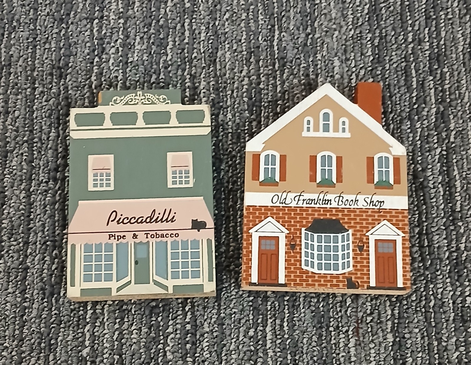 Cats Meow Series 2 Houses, Piccadilly And Old Franklin Book Shop