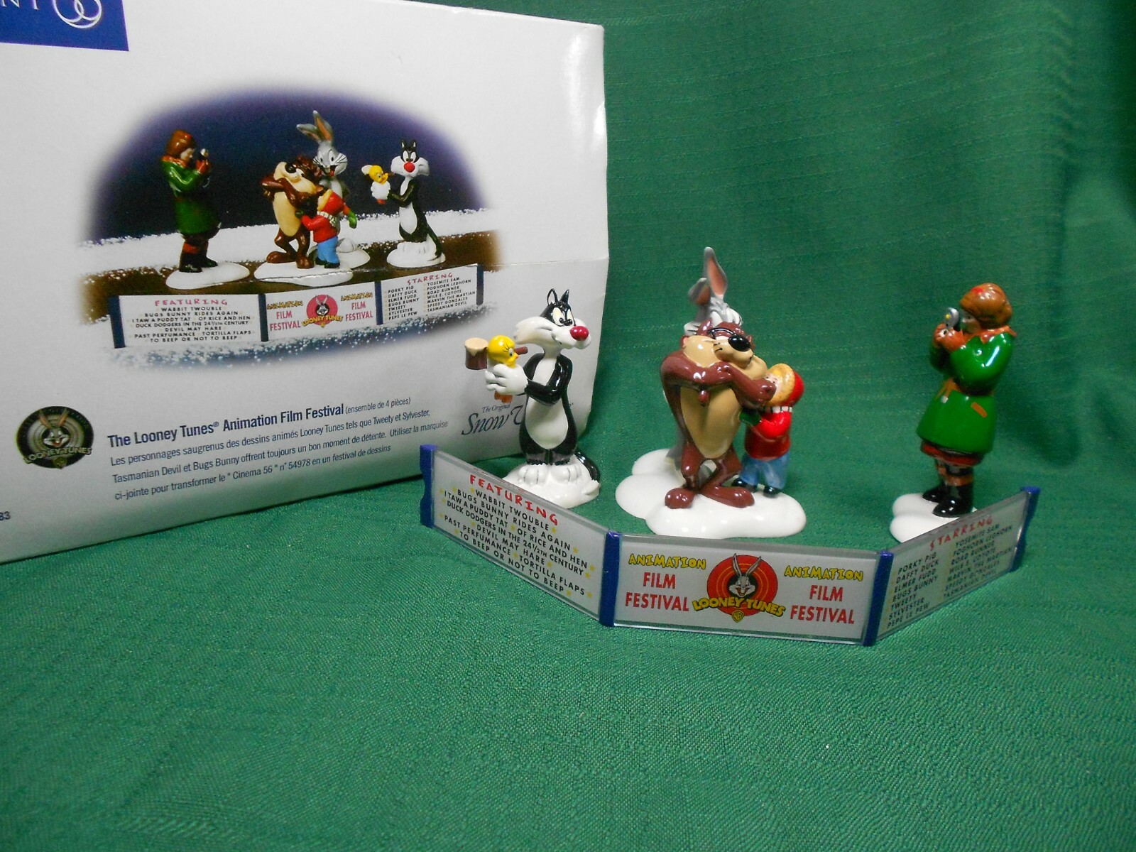 Dept 56 The Looney Tunes Animation Film Festival Snow Village