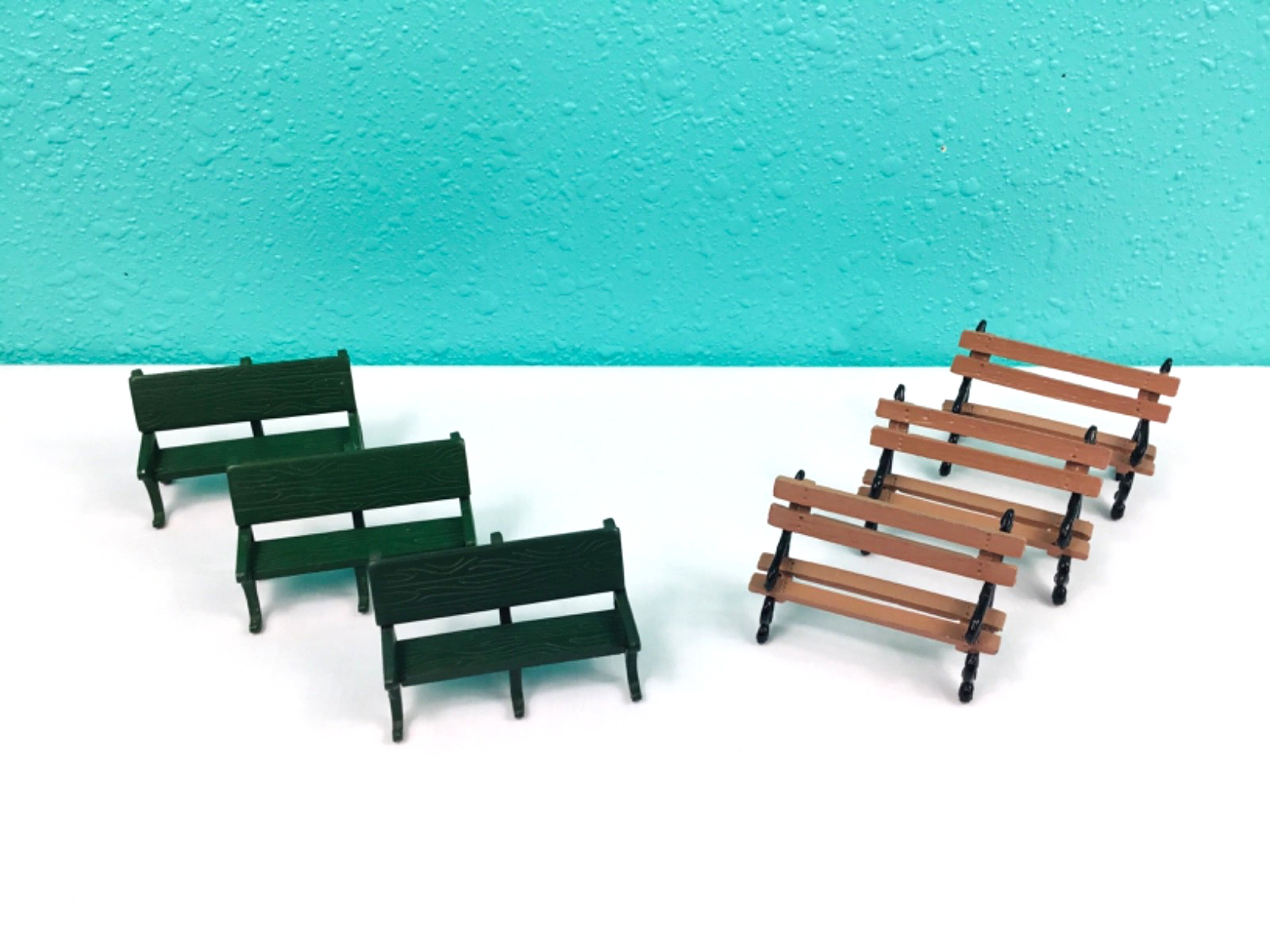 Department 56 Heritage Village And Lefton Park Benches Lot