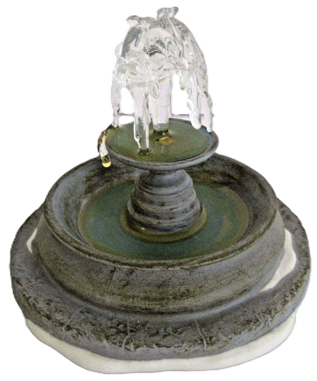 DEPT 56 “UPTOWN FOUNTAIN” ~ (2012) ~ ** VILLAGE ACCESSORY ** RARE !!!!