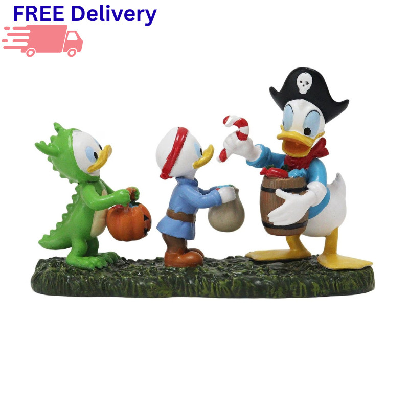Halloween Village Set 10 Pc Pre-Lit Musical Haunted House Figurine Decor New