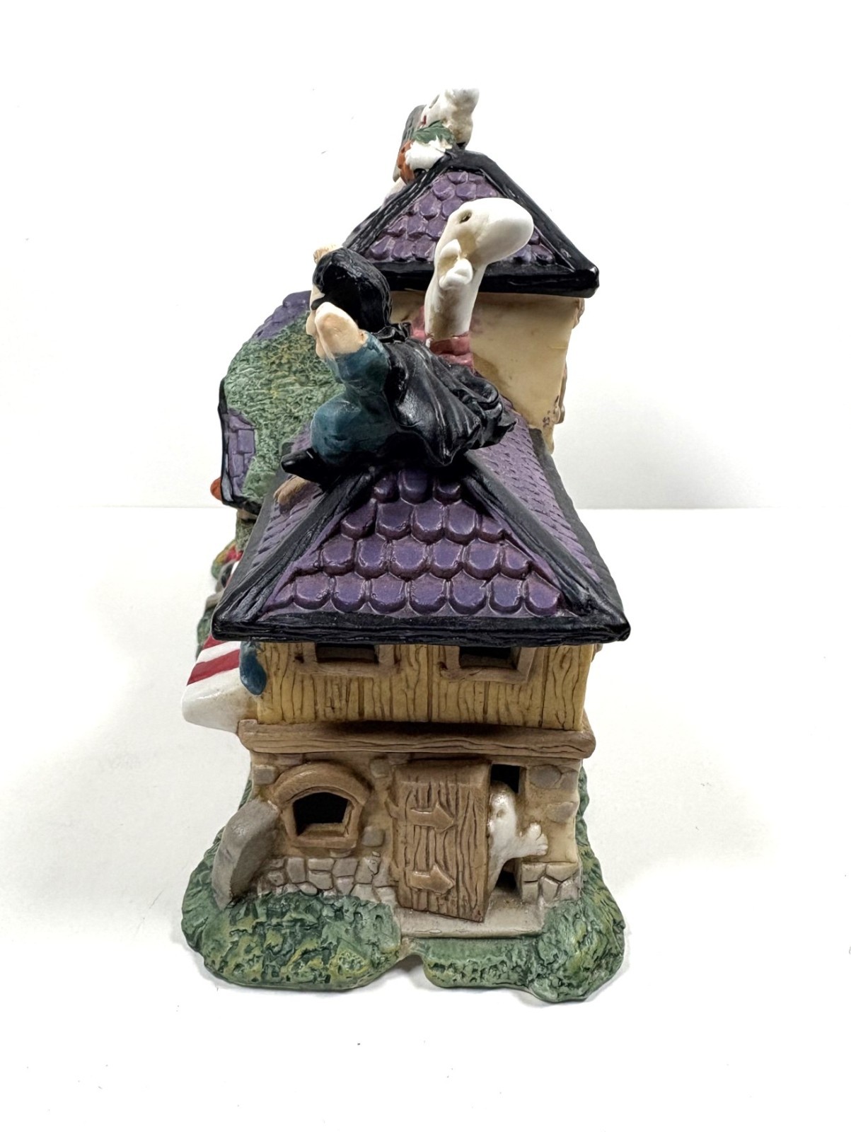 Hand Painted Porcelain Lighted Haunted House Dining Delights Light & Figures FSH