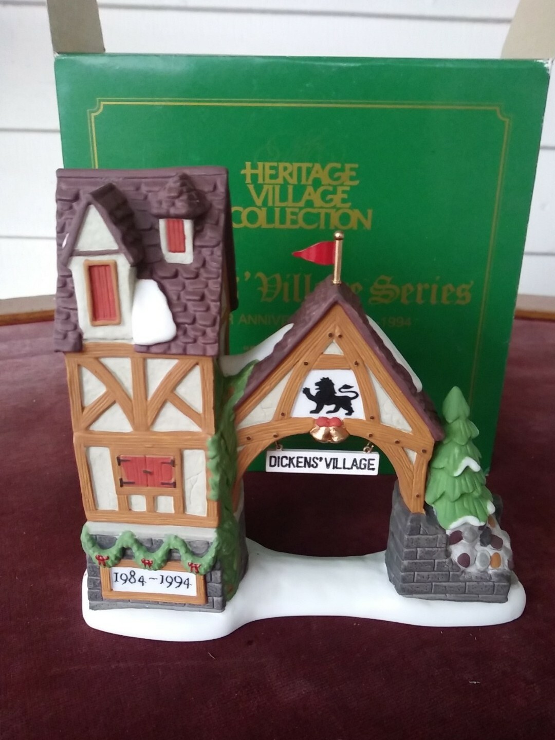 Dept 56 Dickens Village 10 Year Anniversary 1984-1994 “Postern”#9871-0 Very Good