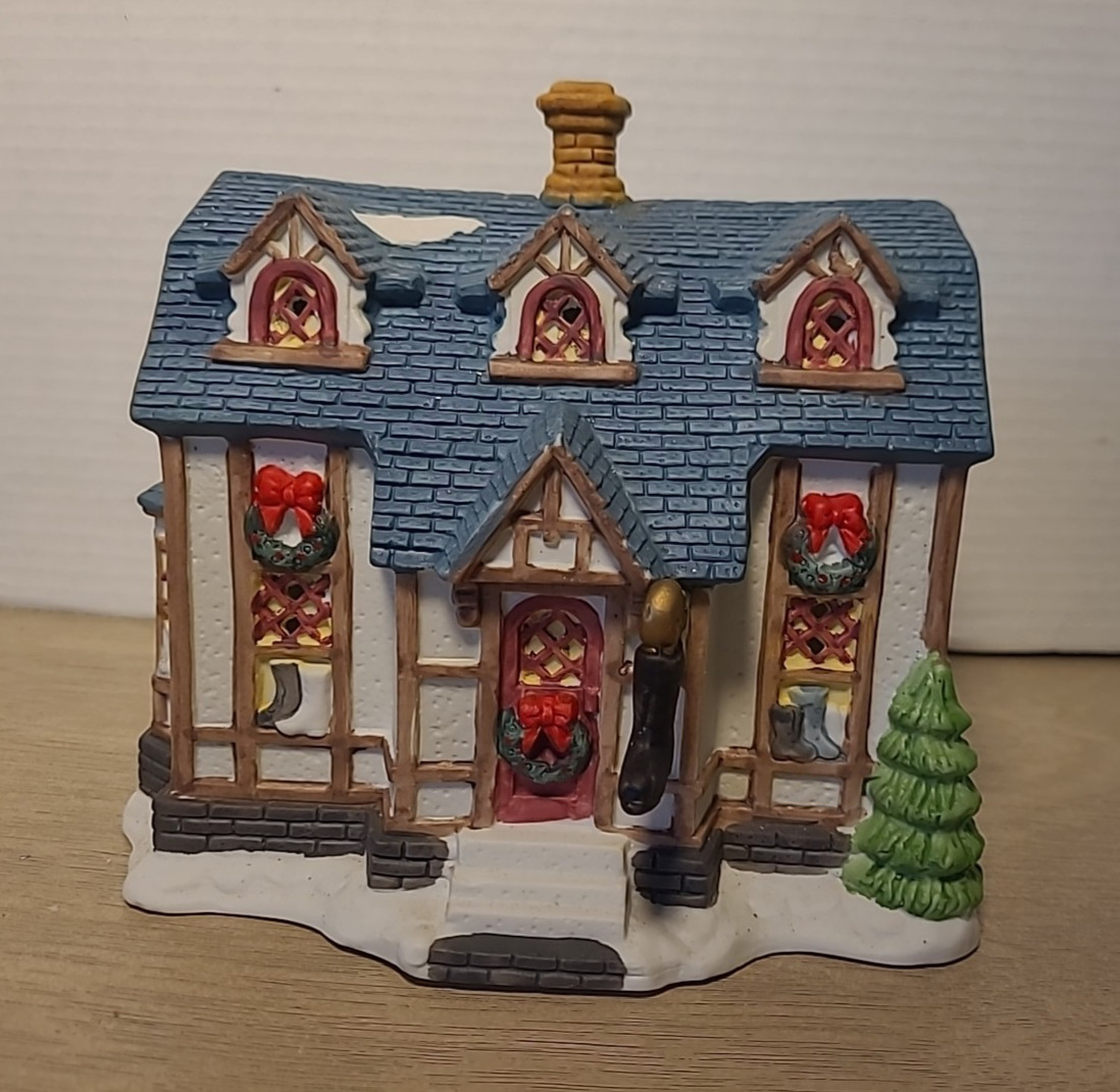 Village Square Collectibles Beckett’s Boots Lighted Christmas Village Caldor