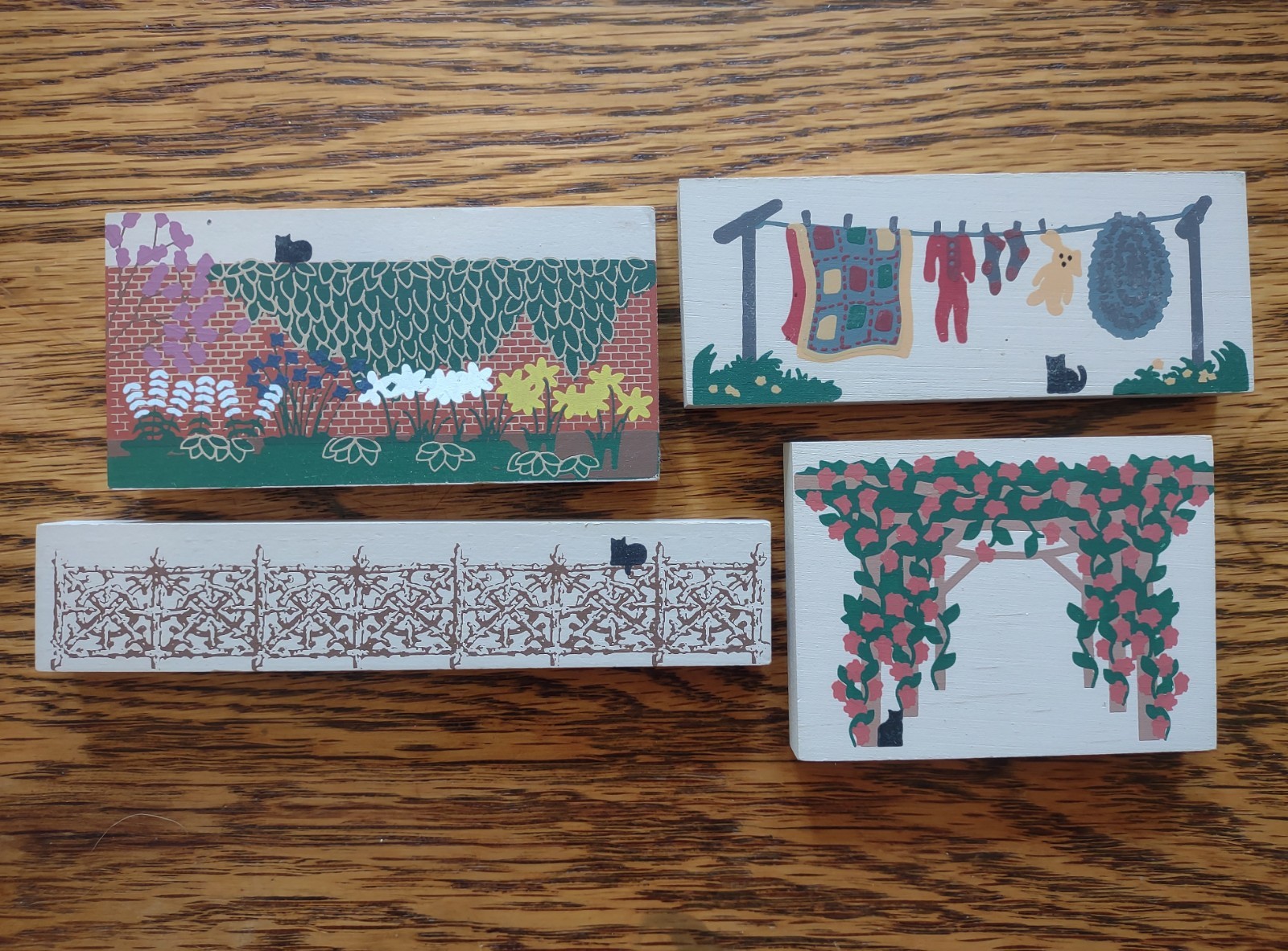 Lot 26 Cat’s Meow Tree Wood Figures Halloween Train Accessories