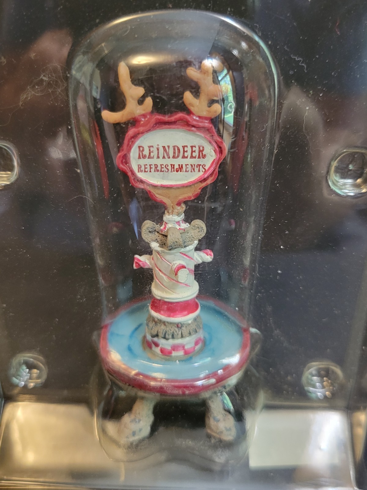 Lemax Christmas Village Town Reindeer Refreshments 64453 Water Fountain