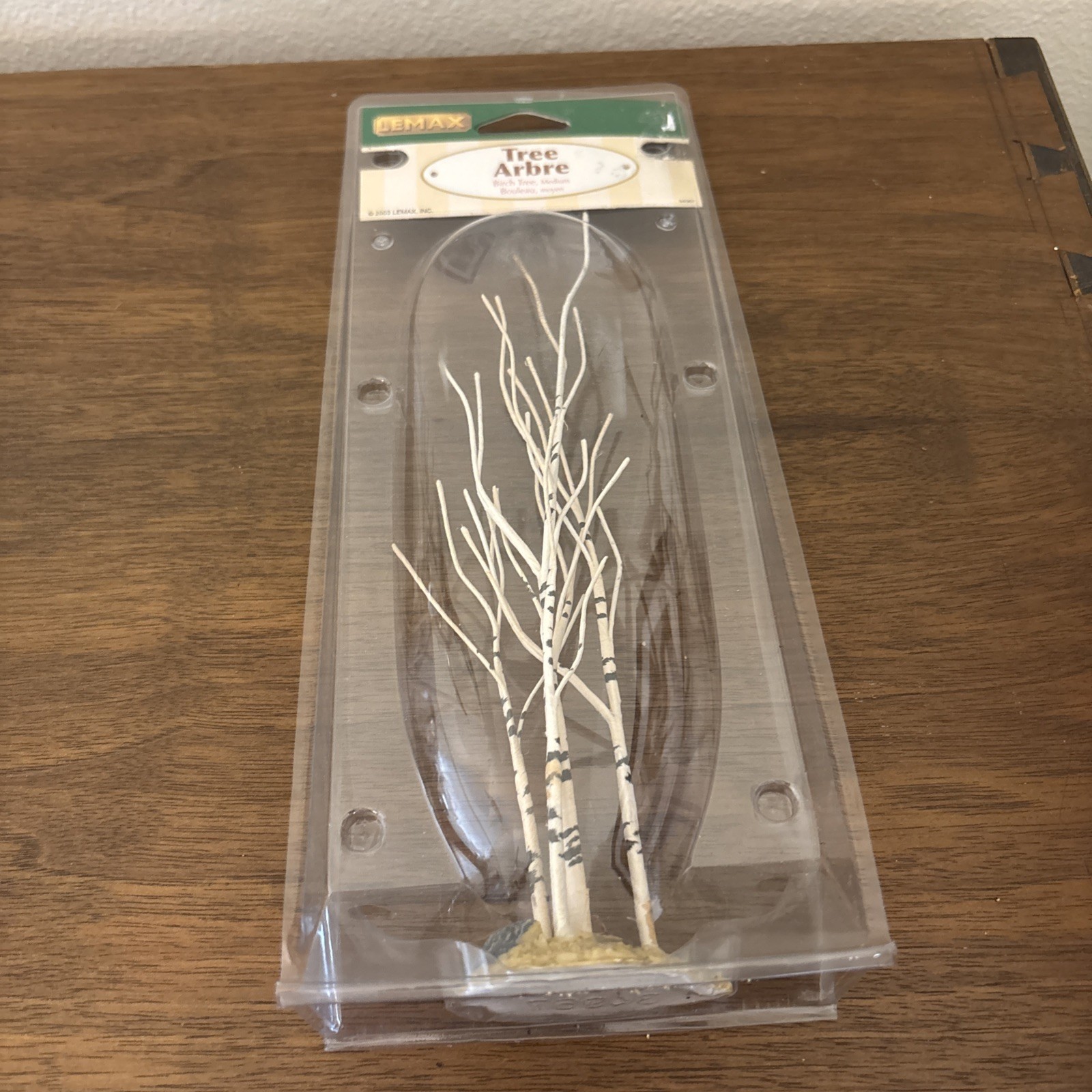 New Lemax Medium Birch Arbre Tree Village Accessories 2003 9” Vintage Christmas