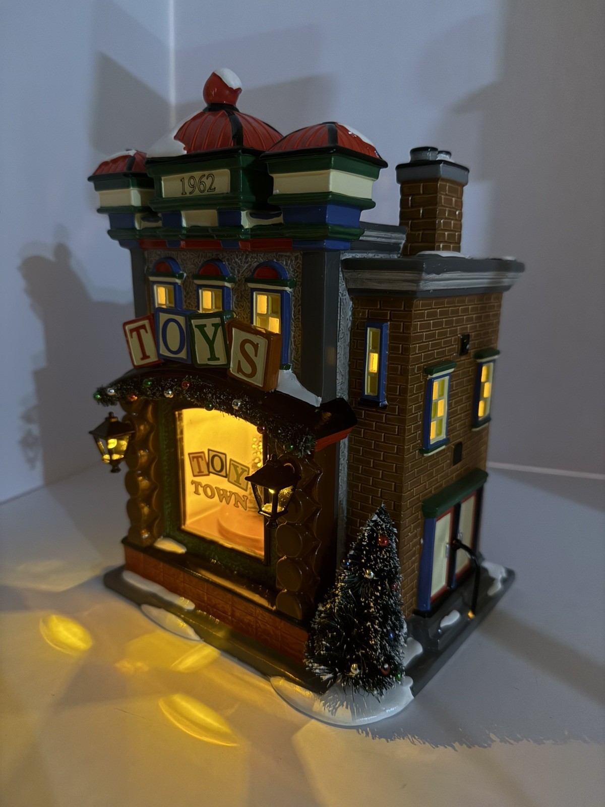 Dept56 Snow Village Toy Town Toys Shop Business Store Original Box 4035577 Works