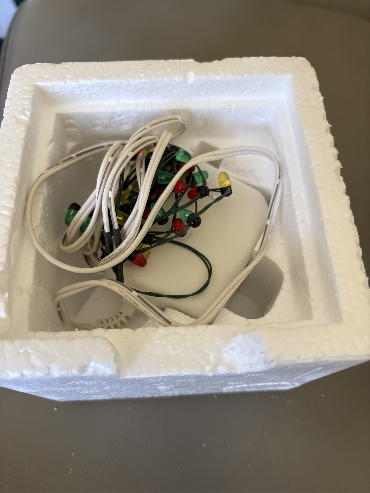 Department 56 Village 45 LED Multicolor Light Strand w/ Adapter Tested