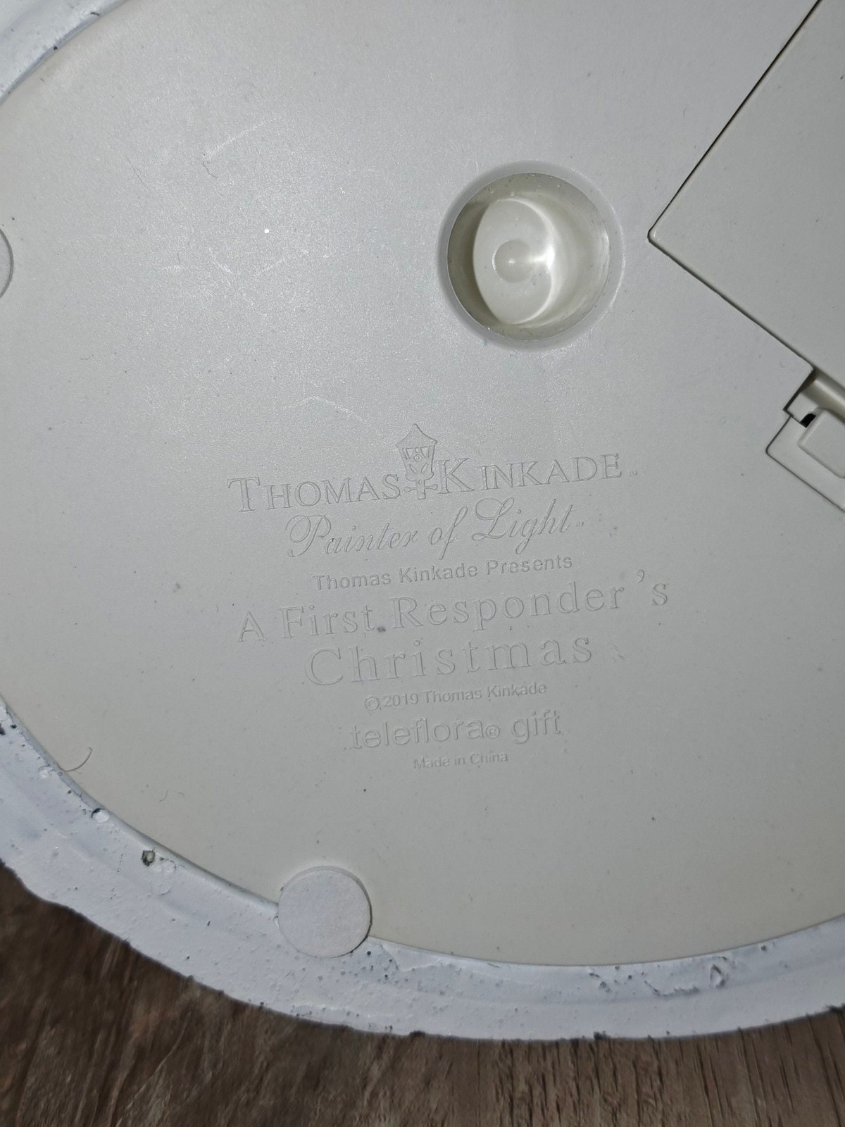 Org Vintage Thomas Kinkade Painter of Life A first Responder’s Christmas