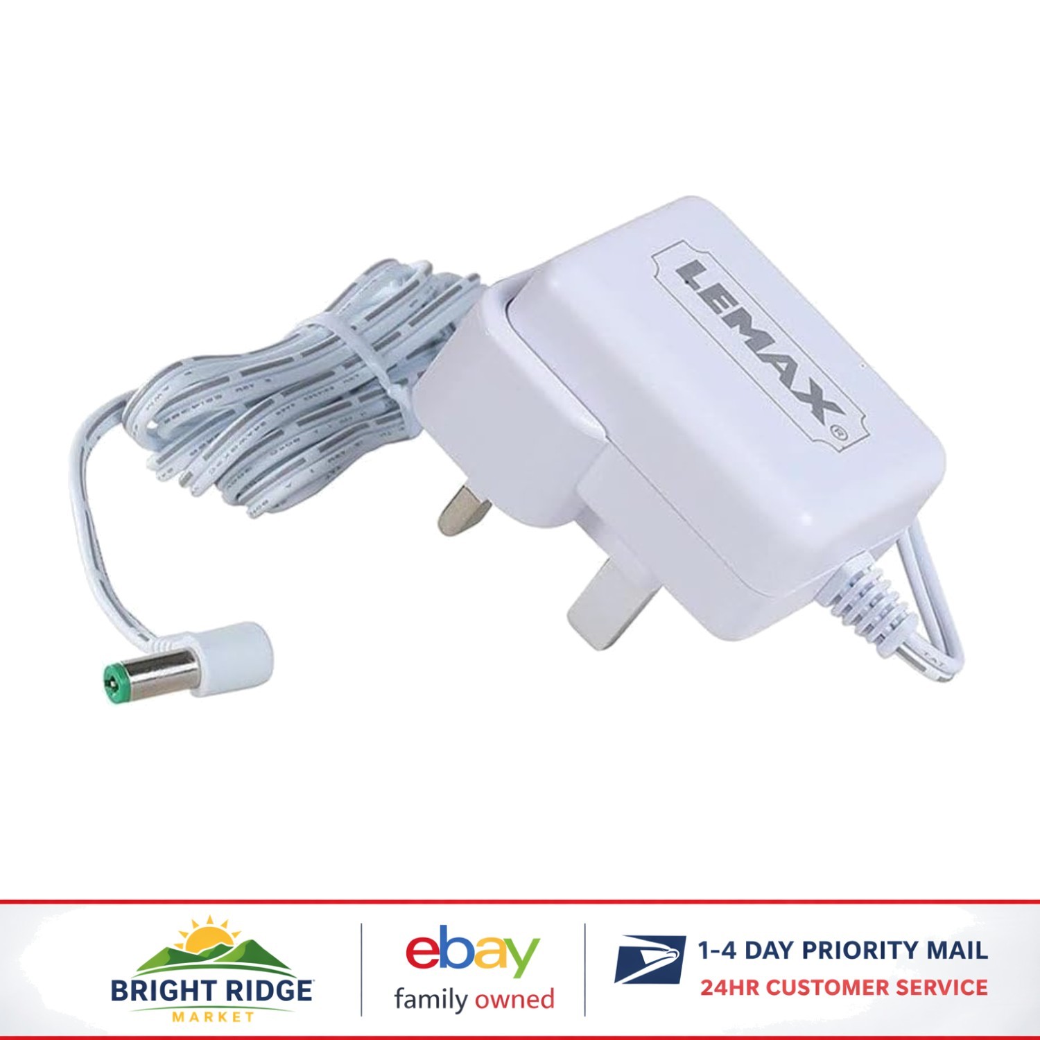 Compact 2-Pin Power Adapter with Short Circuit Protection and Fast Charging