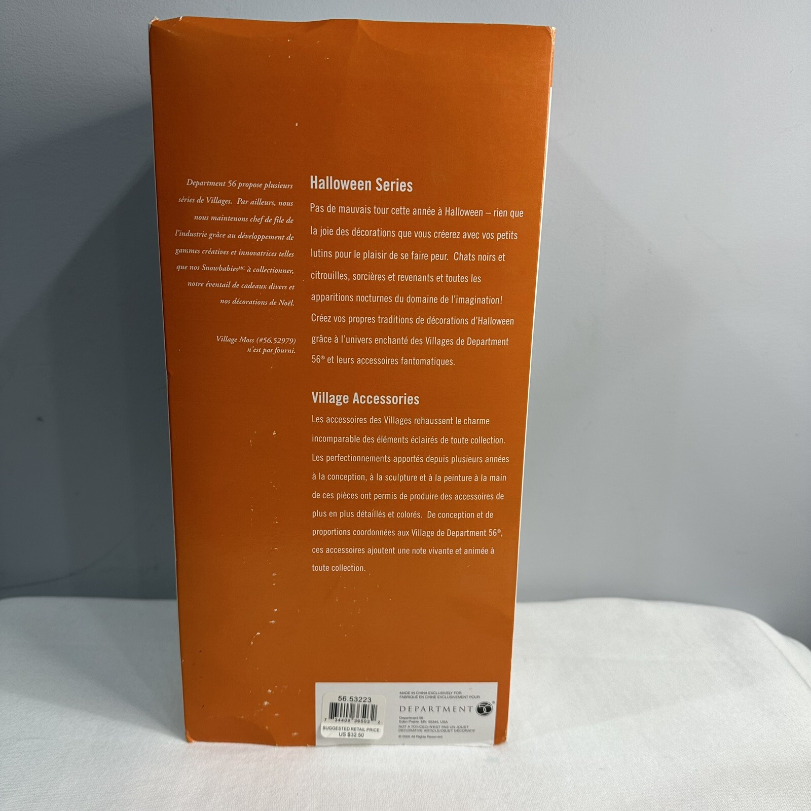 Department 56 Halloween Pumpkin Water Tower Village Accessories Boxed #53223