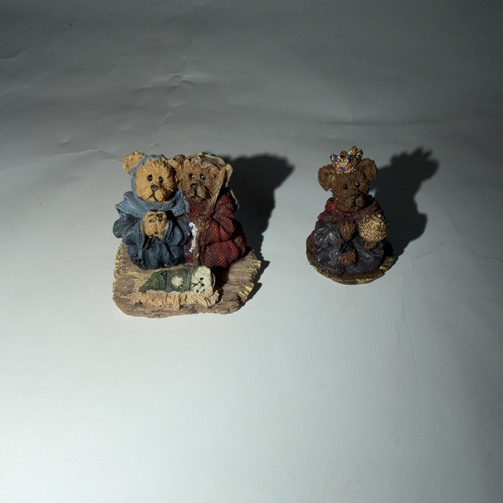 Miniature Boyds Town Village Mary Joseph And Child And Caspar