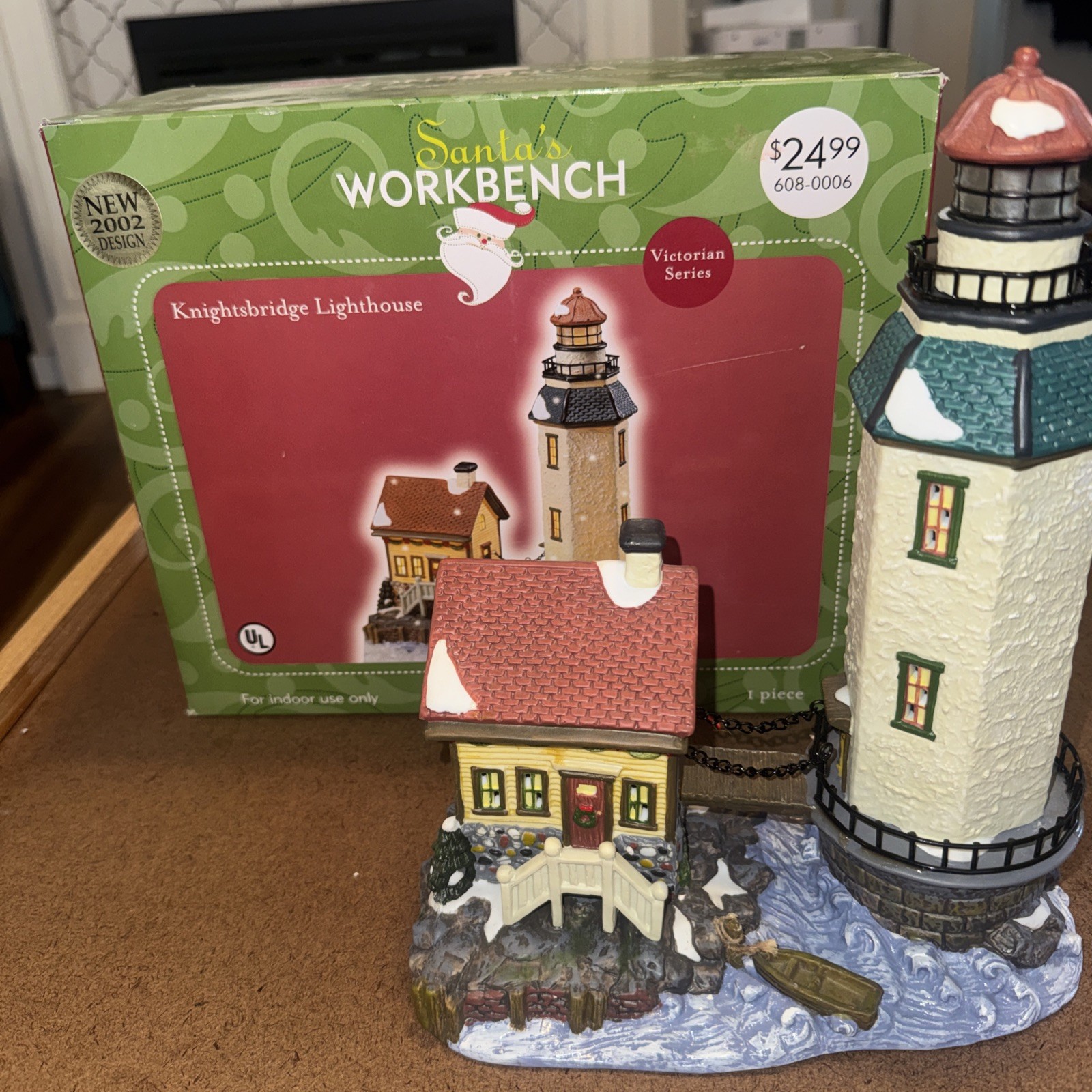 Santa’s Workbench Victorian Knightsbridge Lighthouse. 2002