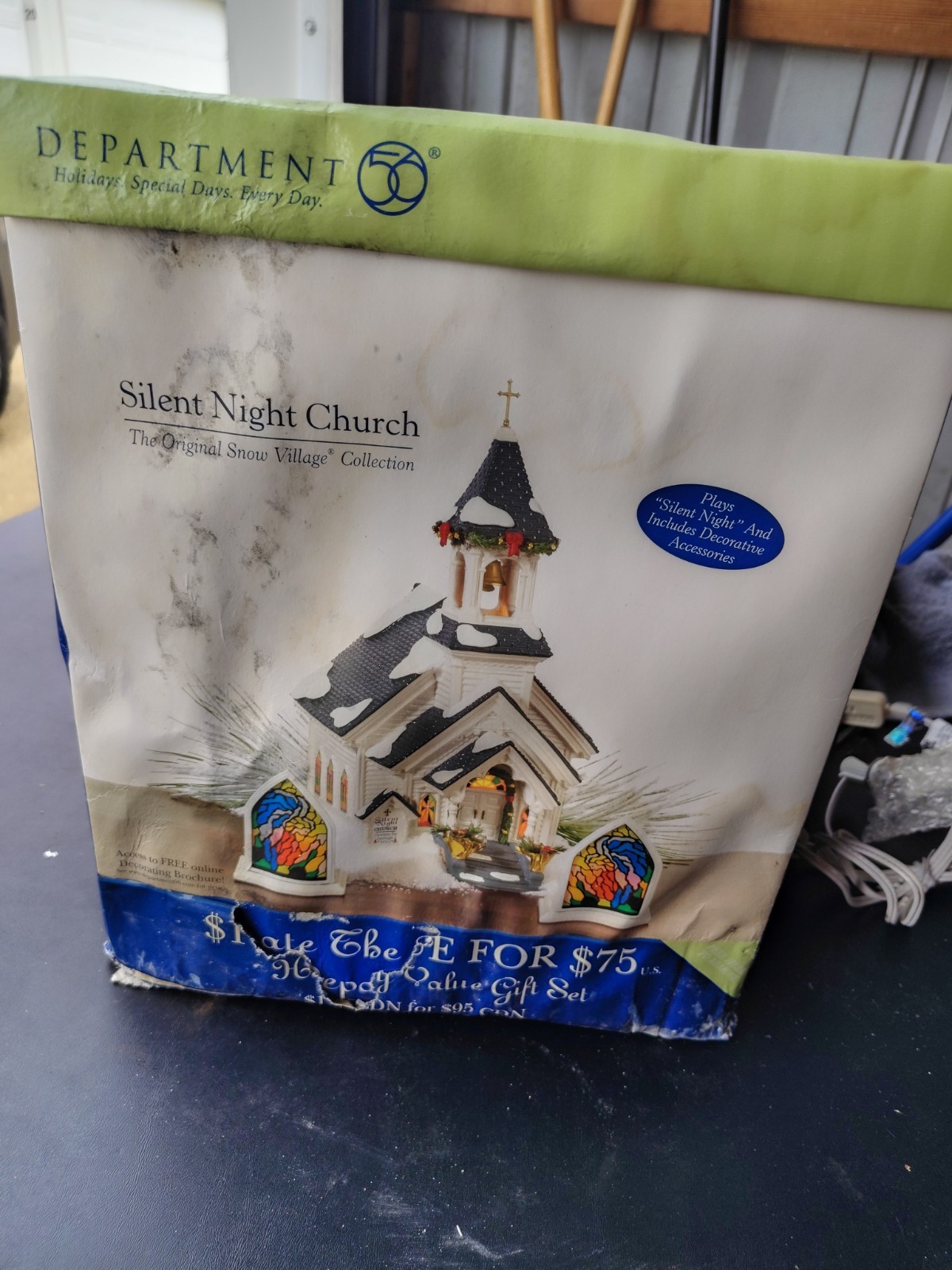 Department 56 Silent Night Church Snow Village Series New See Description