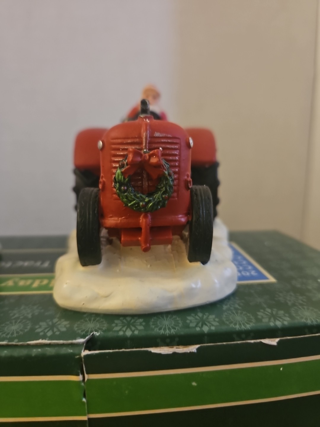 Holiday Inspirations House Accessory Santa Driving A TRACTOR NEW In The Box!
