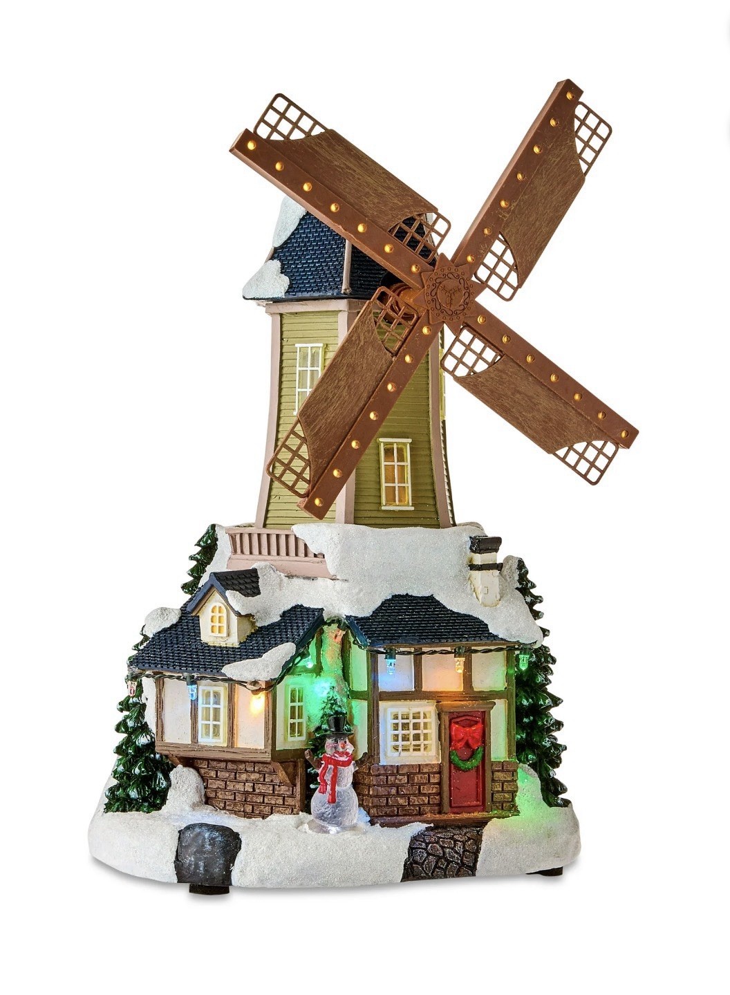 Holiday Time 2024 Musical Windmill Christmas Village 70433 Lightup Play 8 Carols