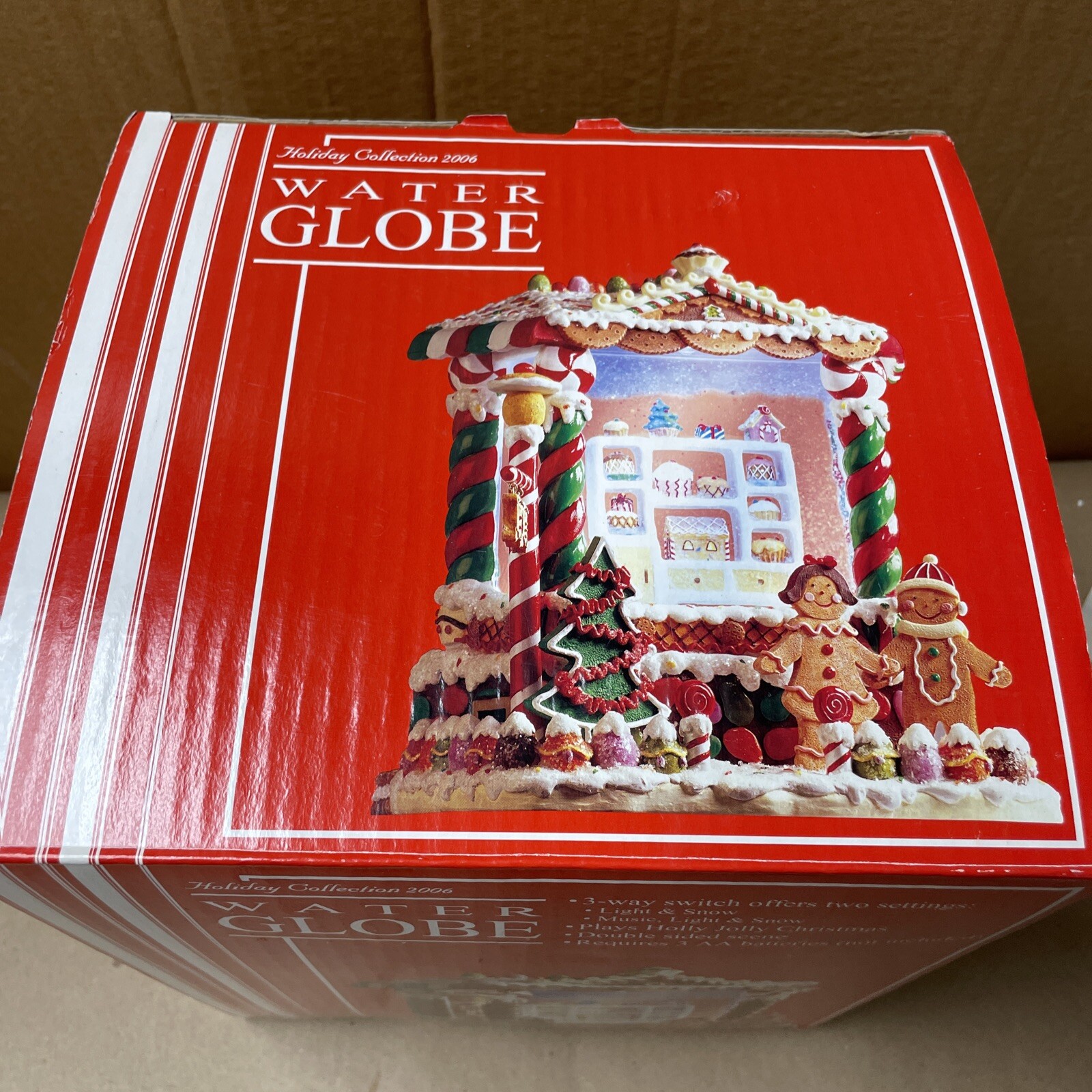 Musical LED & SnowGlobe Gingerbread House Sams Club 2006 Holiday Collection A13