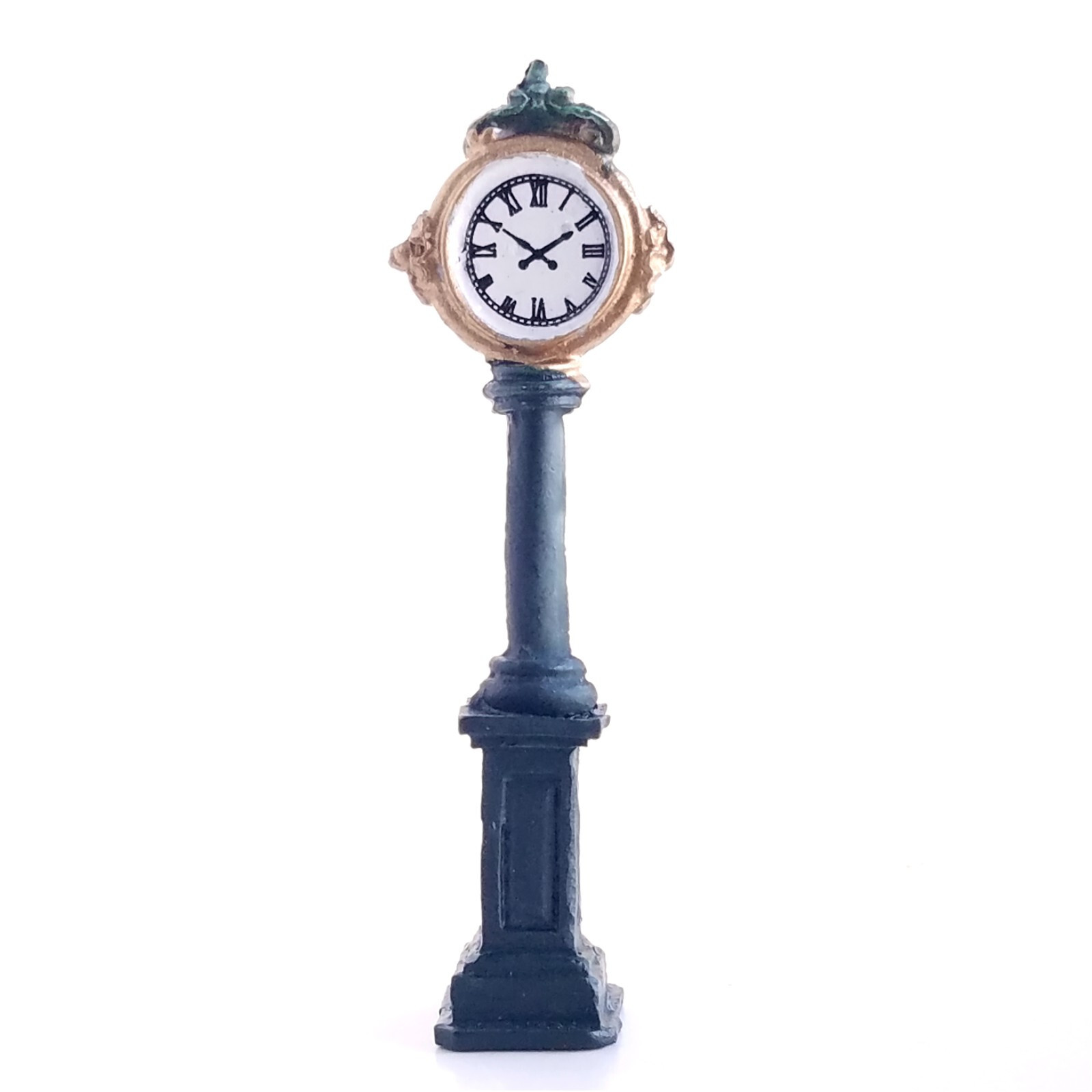 Gold Street Post Clock Four Sided Free Standing Holidays Seasons Town Center