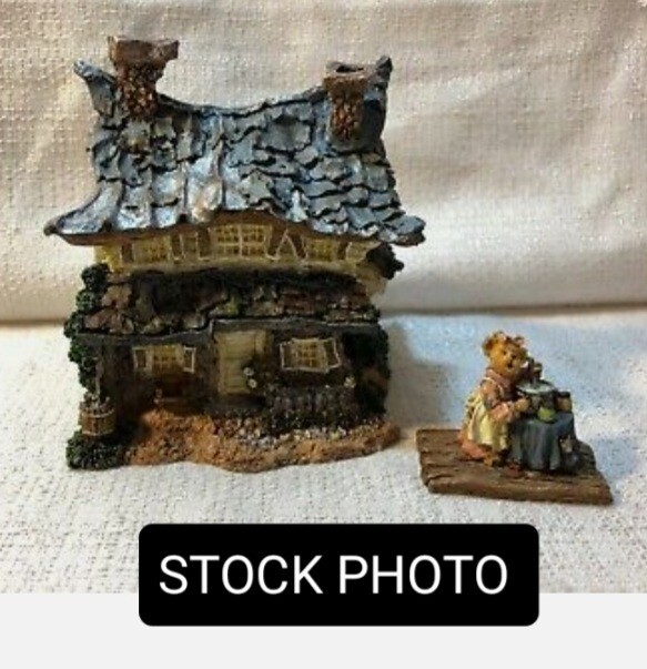 Boyds Bear Bearly Built Villages Ol Macdonalds Farm House Village Figurine 19046