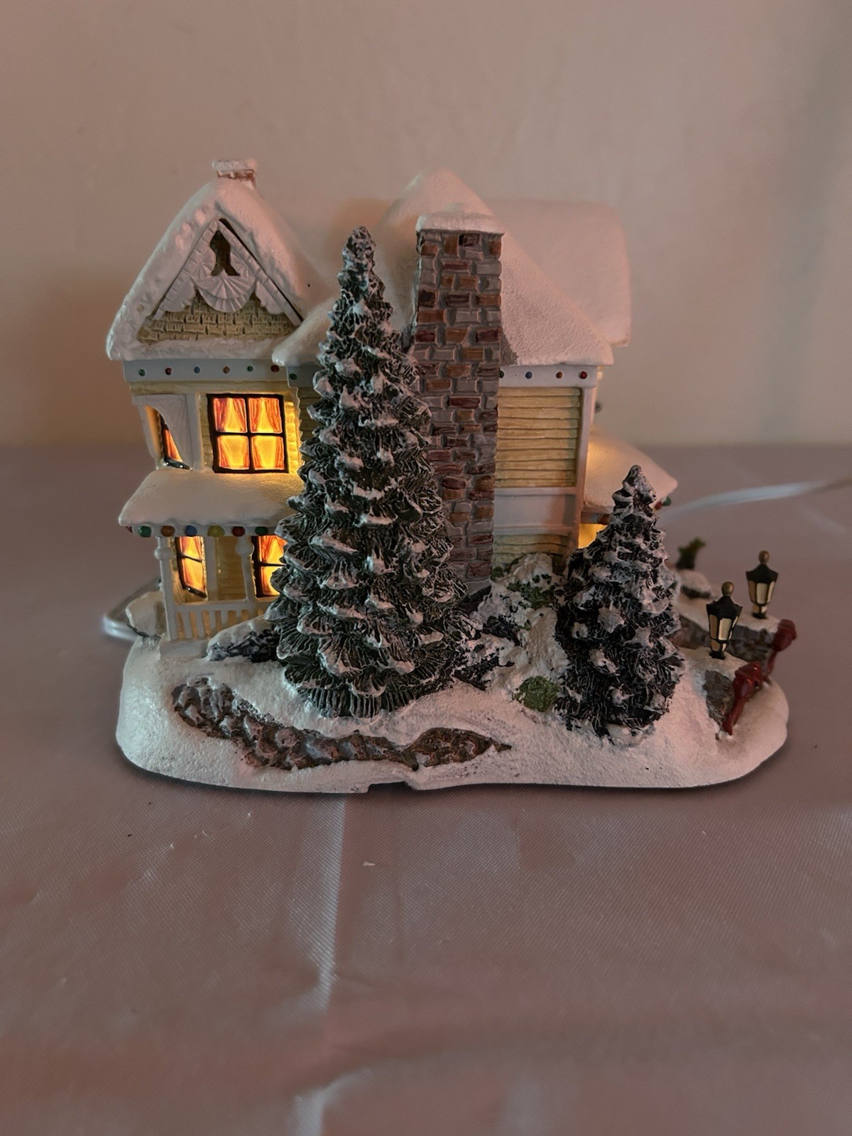 Hawthorne Village Thomas Kinkade Victorian Homestead Christmas Collection