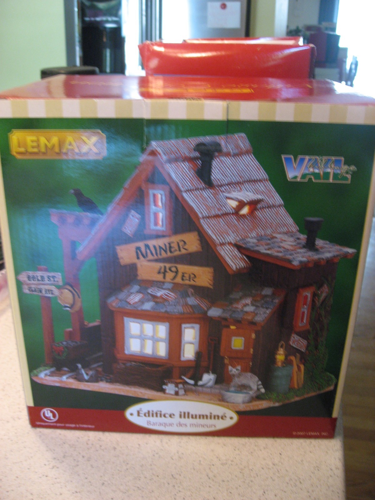 Lemax Village Collection Miner 49er Miner’s Shack Lighted Ceramic Building