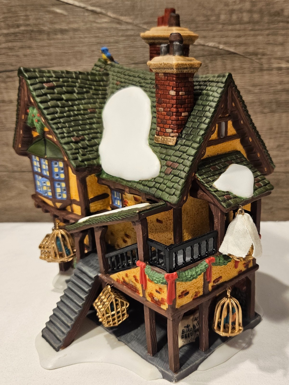 Dept 56 Dickens Village “Wingham Lane Parrot Seller” #56-58449 RETIRED