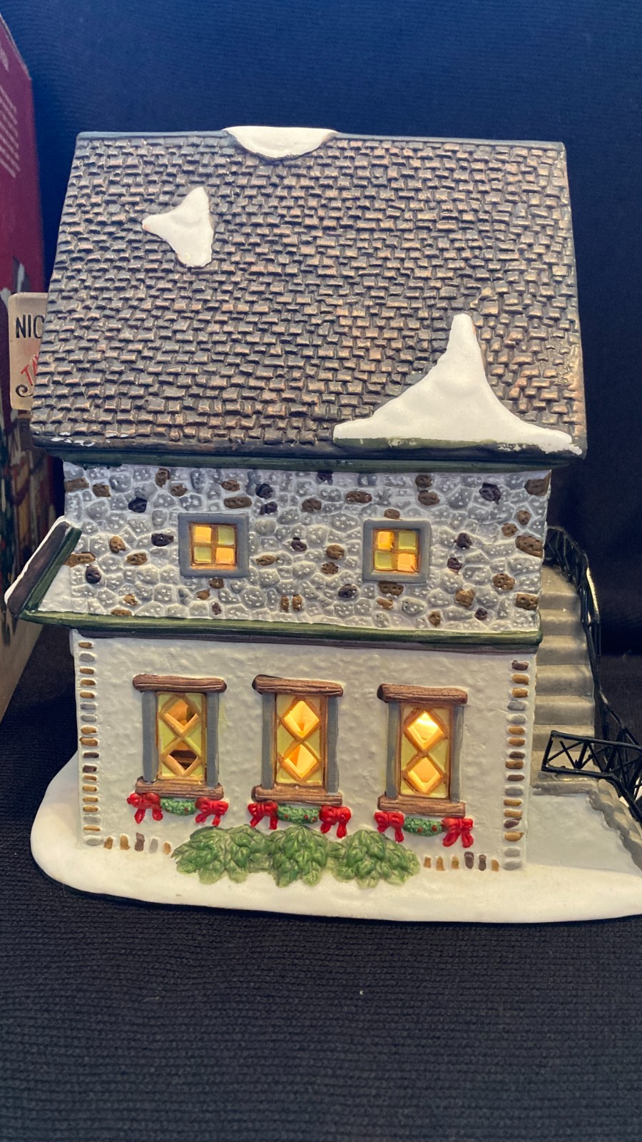 2004 St. Nicholas Square Nick’s Tavern | Illuminated Christmas Village With Box