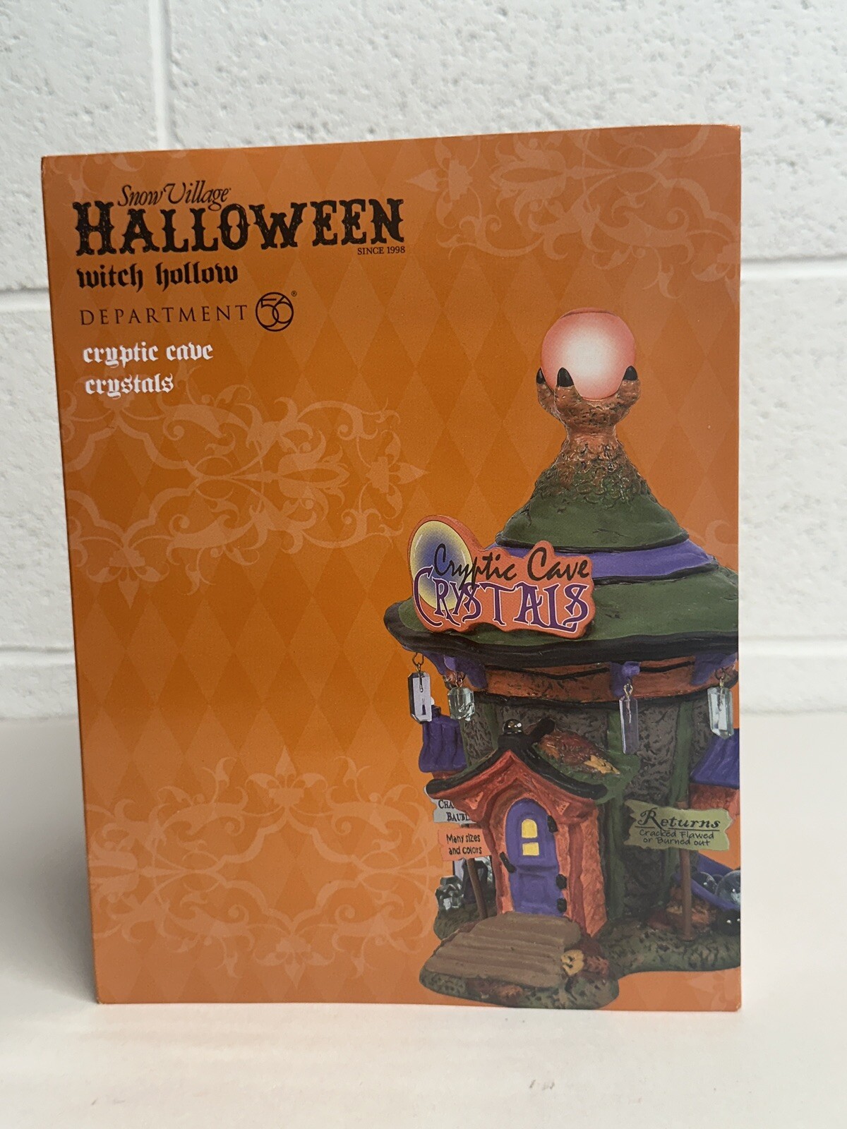Department 56 Snow Village Halloween Cryptic Cave Crystals