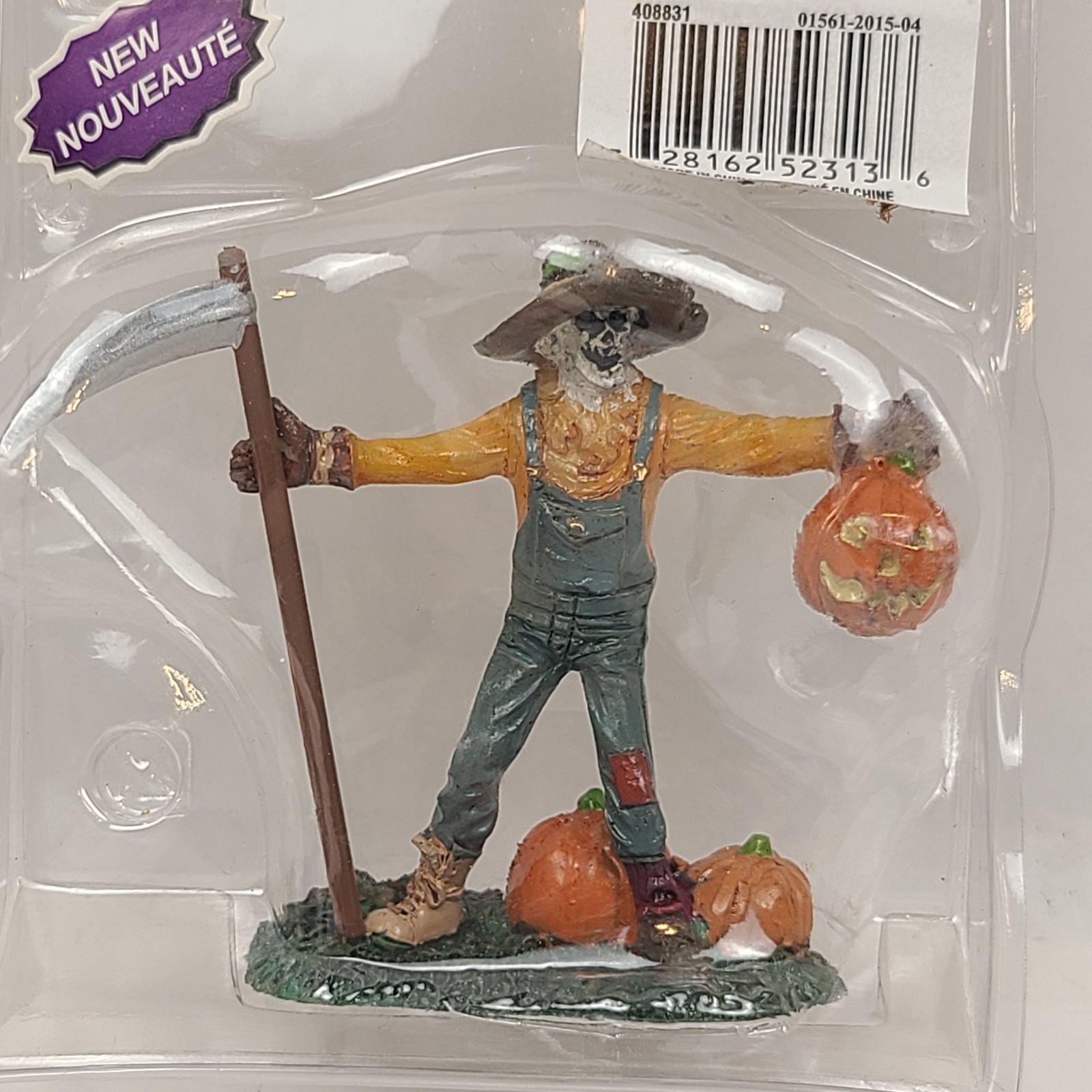 Lemax Spooky Town Freaky Farmer Figurine 52313 Scarecrow Halloween Figure 2015