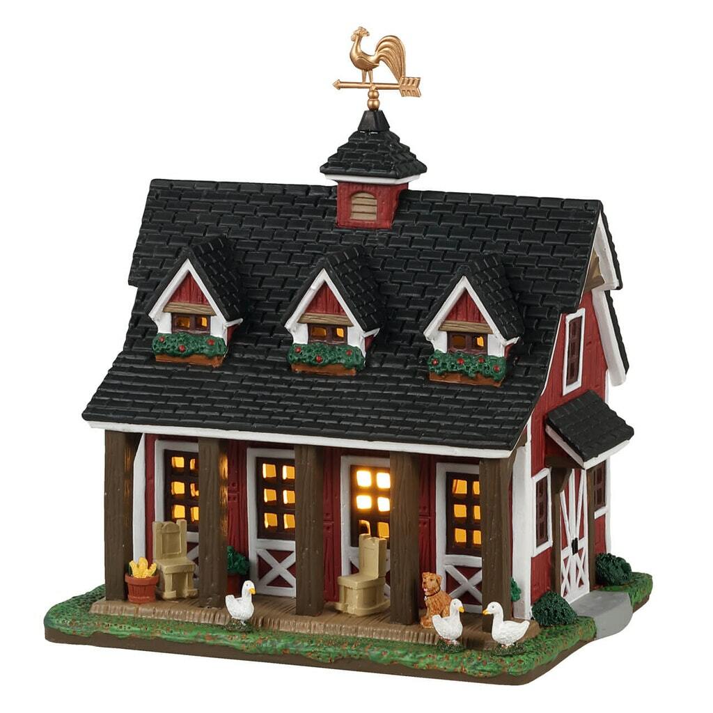 Lemax 2021 Our Barn, Our Home Harvest Crossing #15761 Charming Traditional Barn
