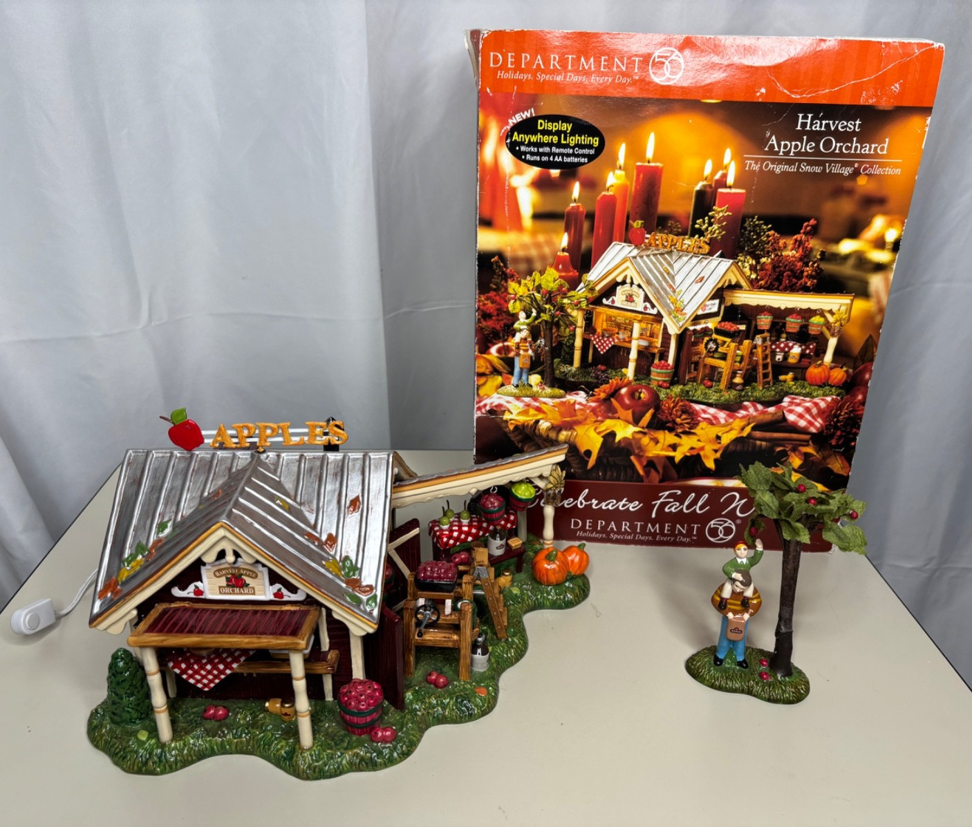 Department 56 Harvest Apple Orchard 55388 The Original Snow Village 2005 Rare