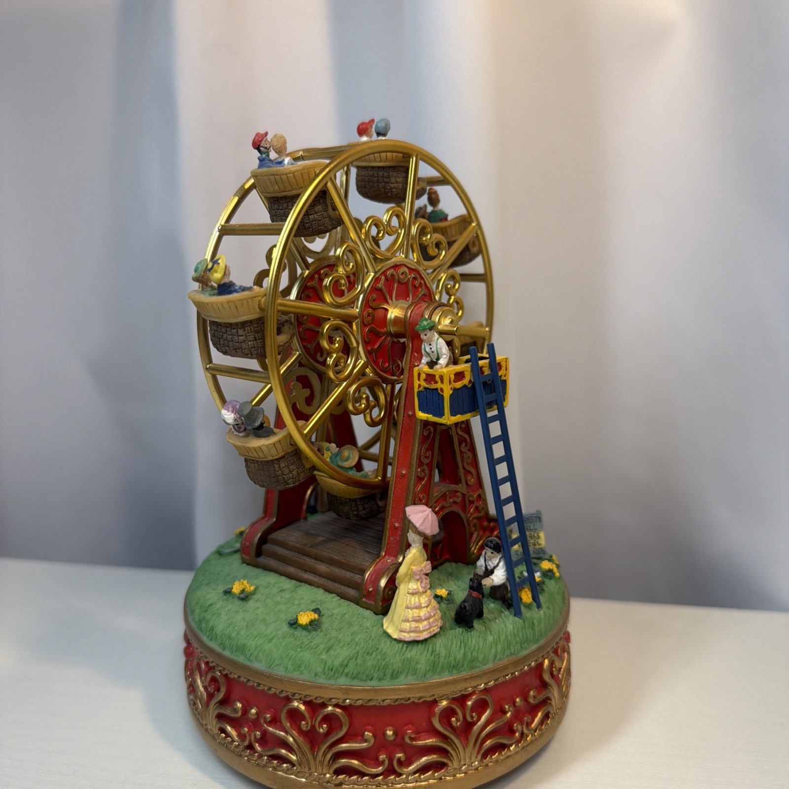 Vintage Liberty Falls Collection Musical Ferris Wheel Wind Up Musical AH777 1999