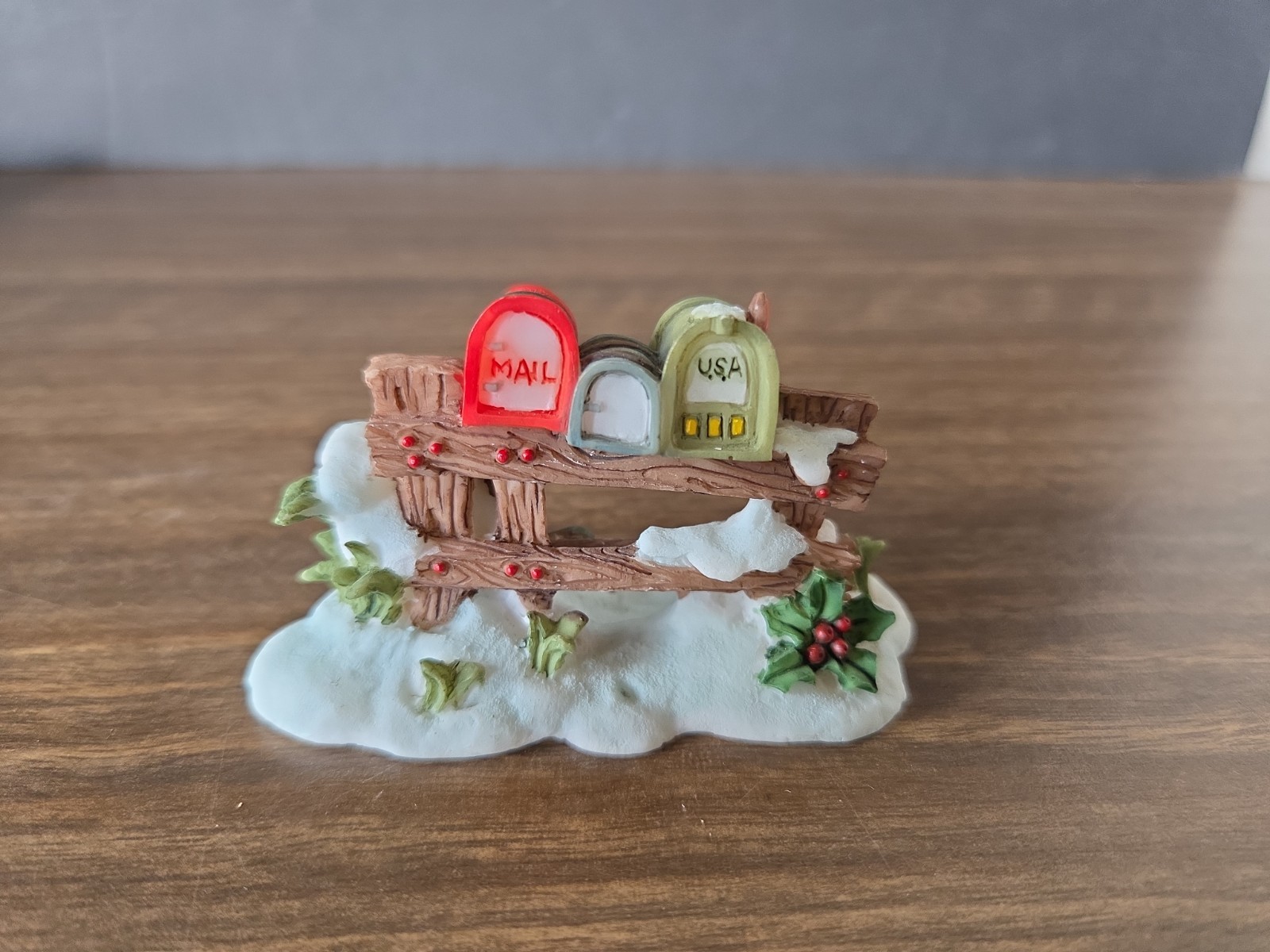 Vintage 2003 Santa’s Workbench Mailboxes Christmas Village