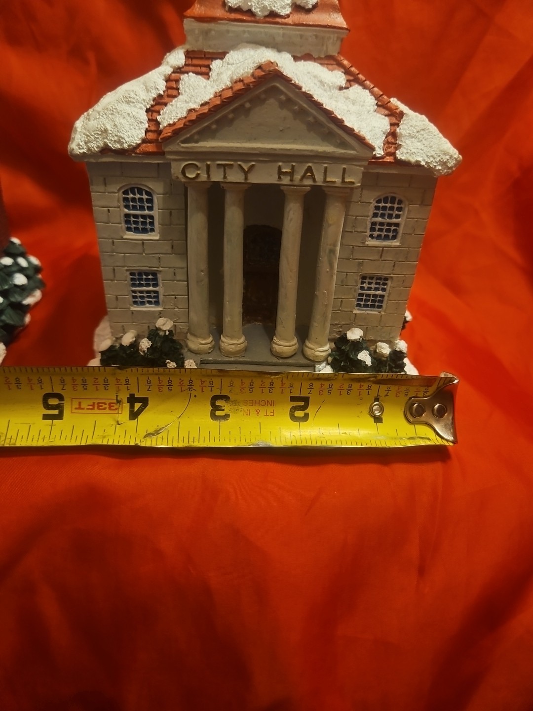 2 Christmas Village Building- One City Hall. Yemi On Bottom